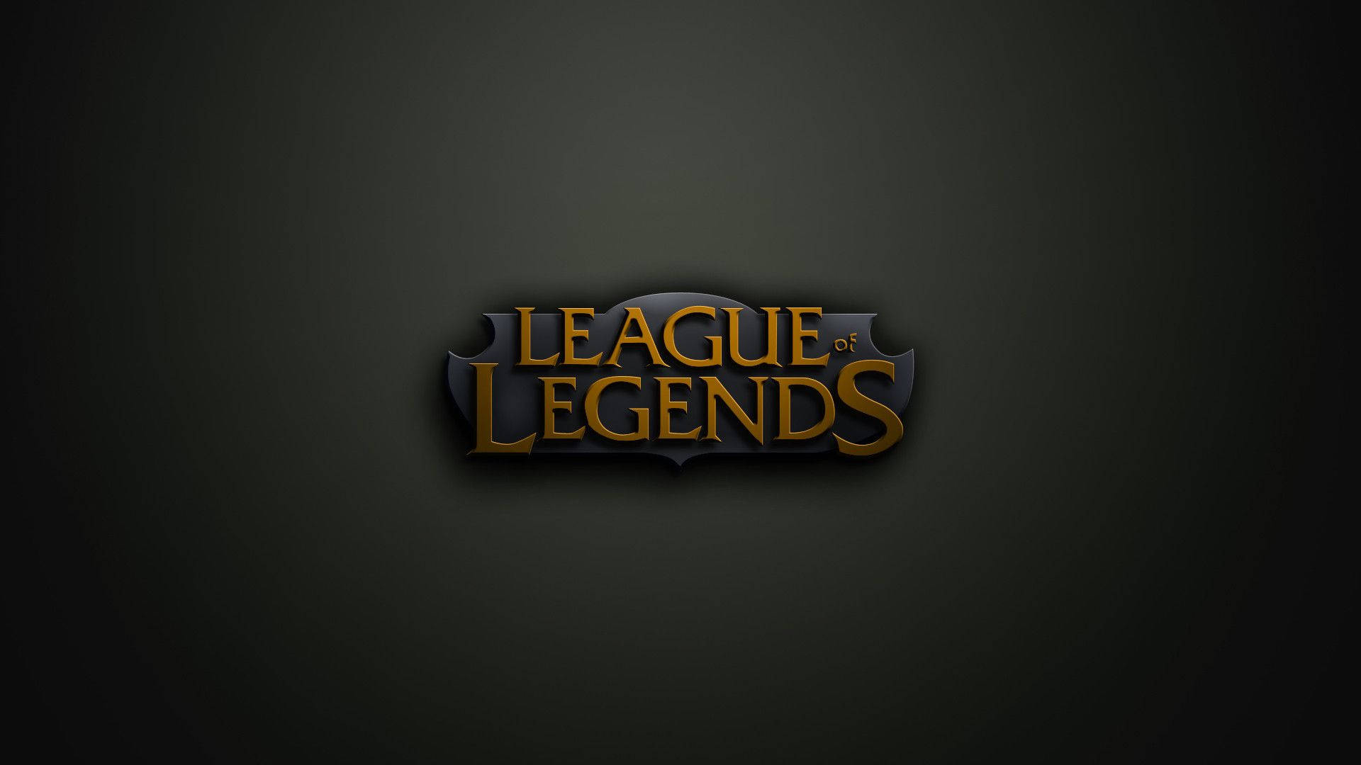 League Of Legends, gold, dark gradient background, Full HD Desktop Wallpaper