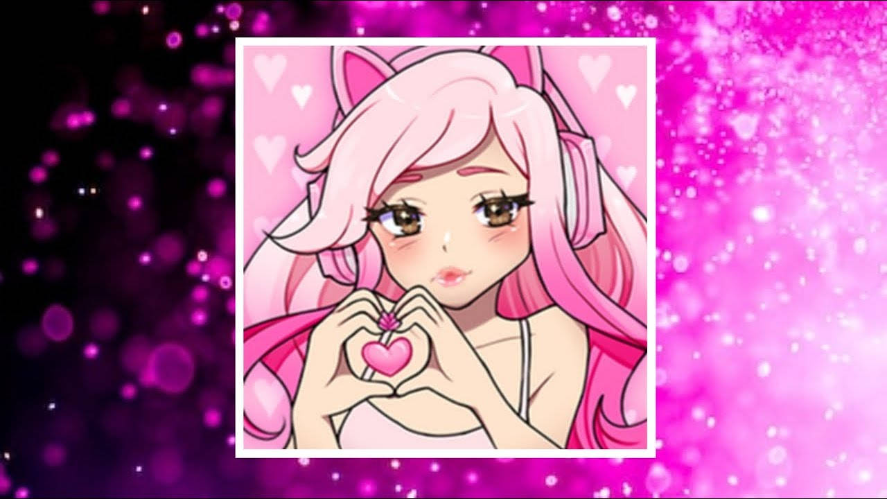 Leah Ashe, pink-haired anime girl, cat ears, HD Desktop Wallpaper