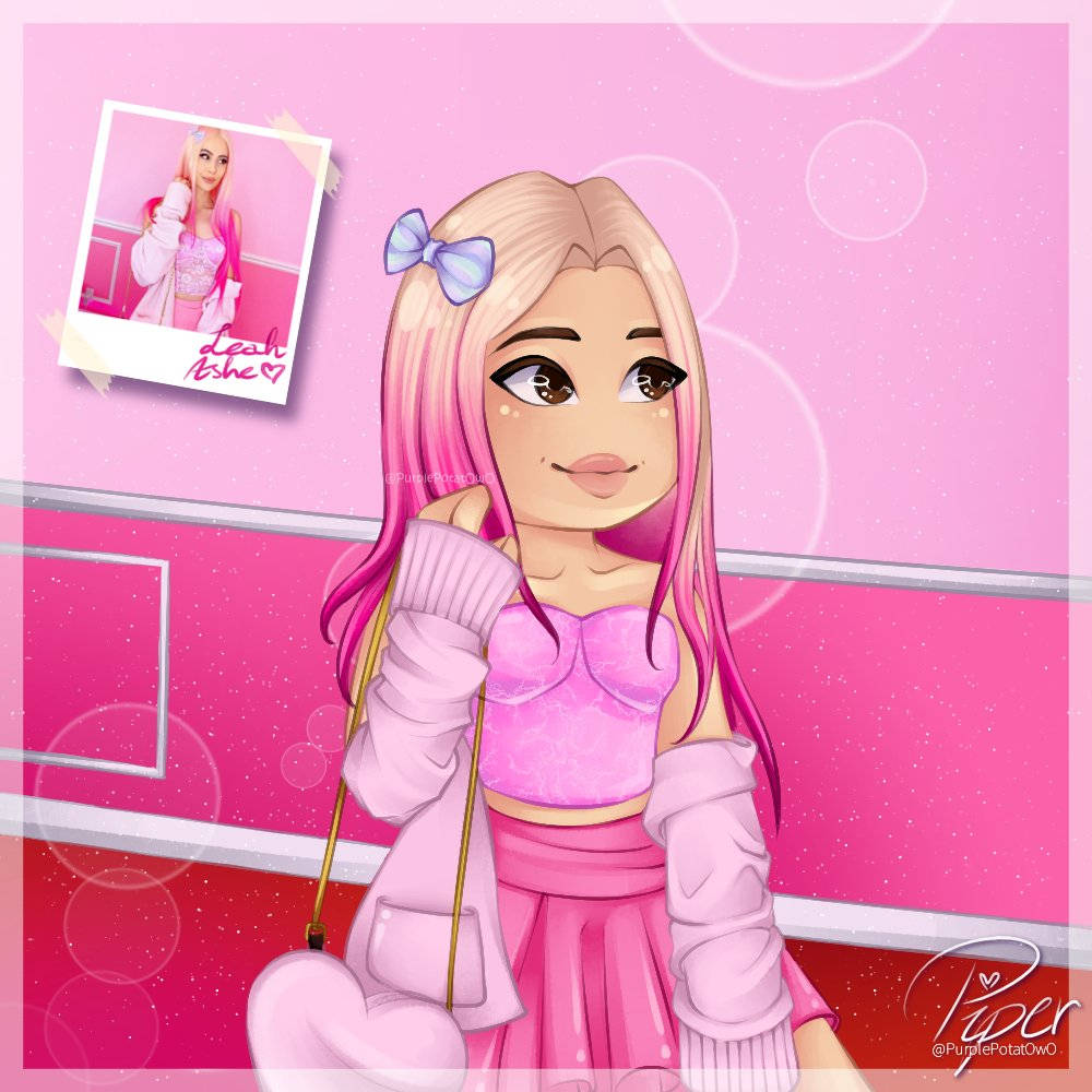 Leah Ashe, pink hair, pink skirt, SD Desktop Wallpaper