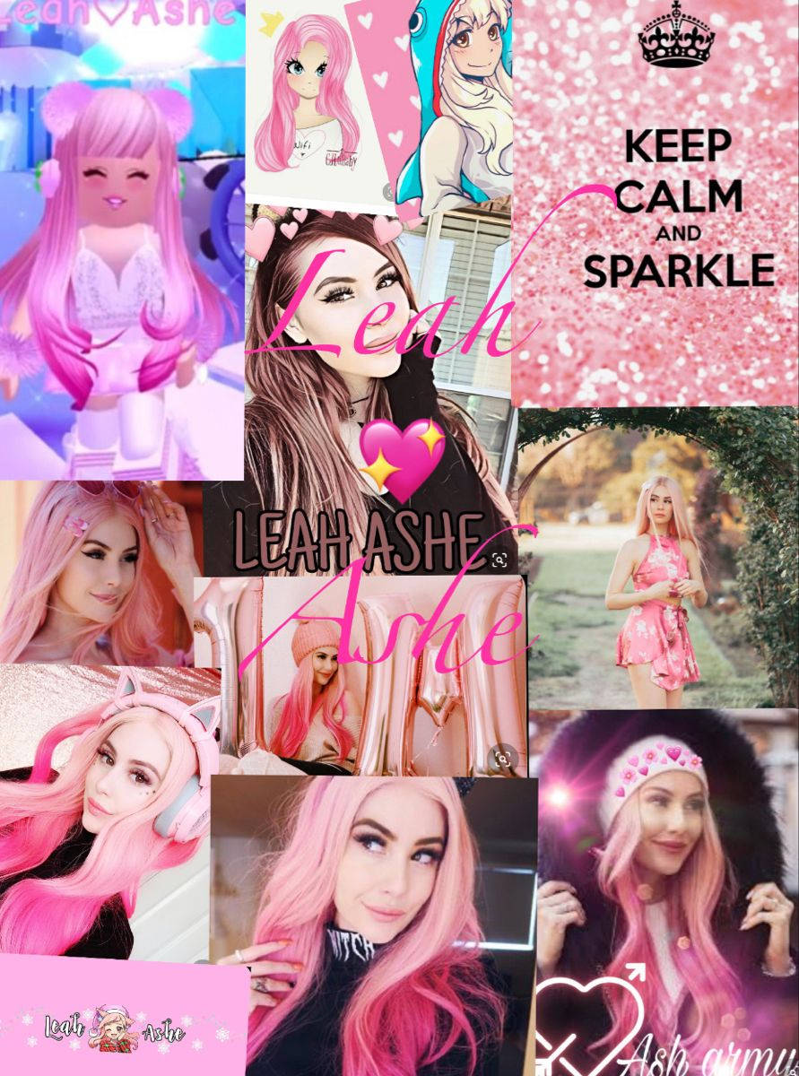 Leah Ashe, pink-haired girl, anime art, SD Phone Wallpaper
