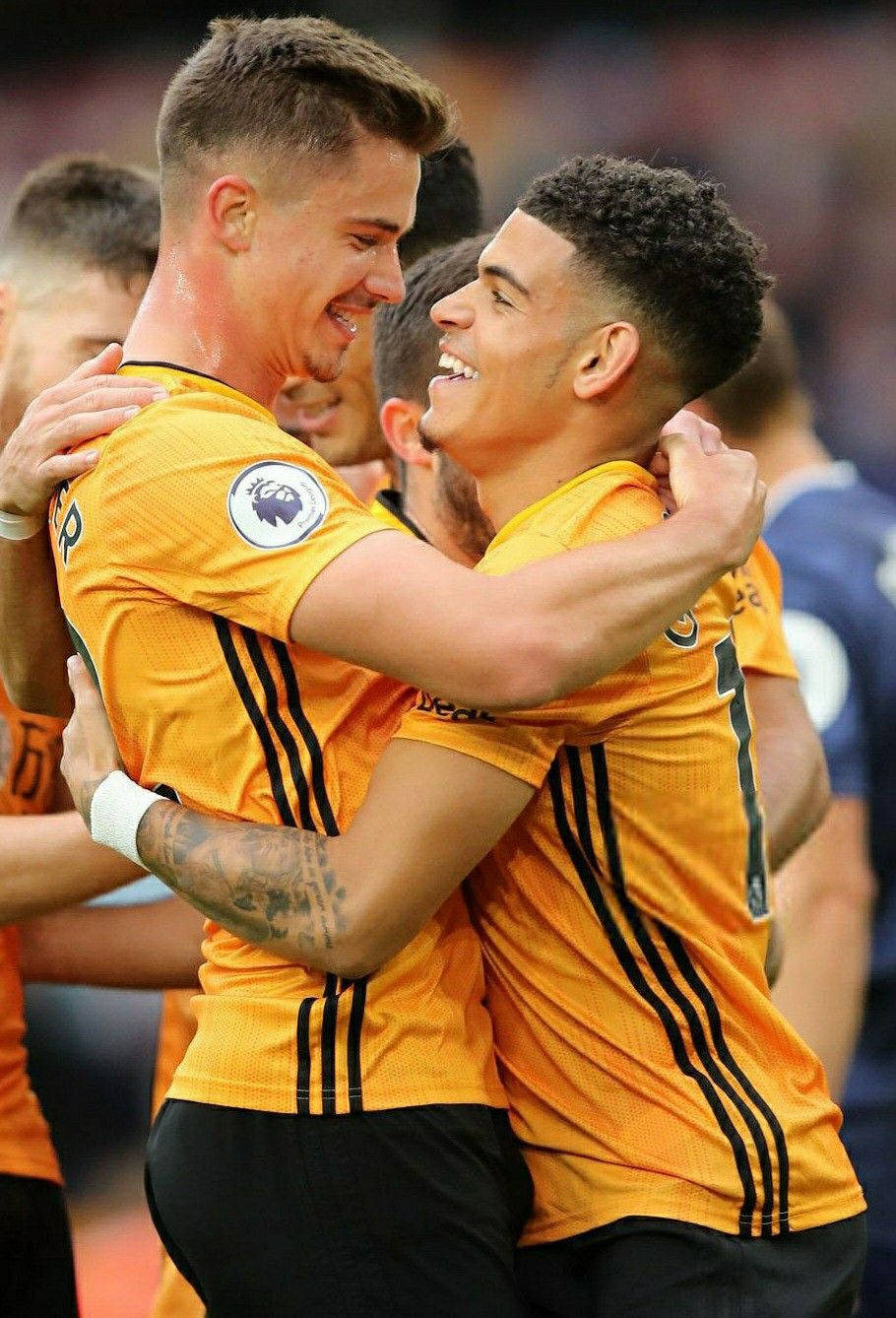 Leander Dendoncker, orange jerseys, goal, HD Phone Wallpaper