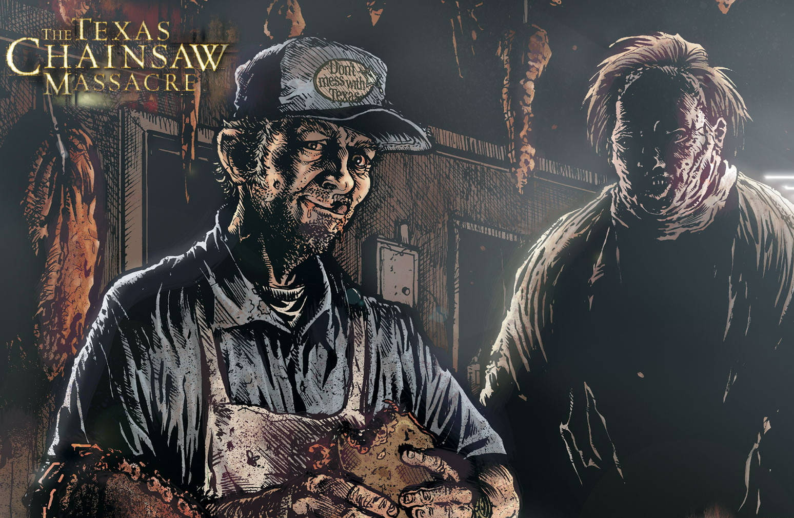 Leatherface, chainsaw, zombie, HD Desktop Wallpaper