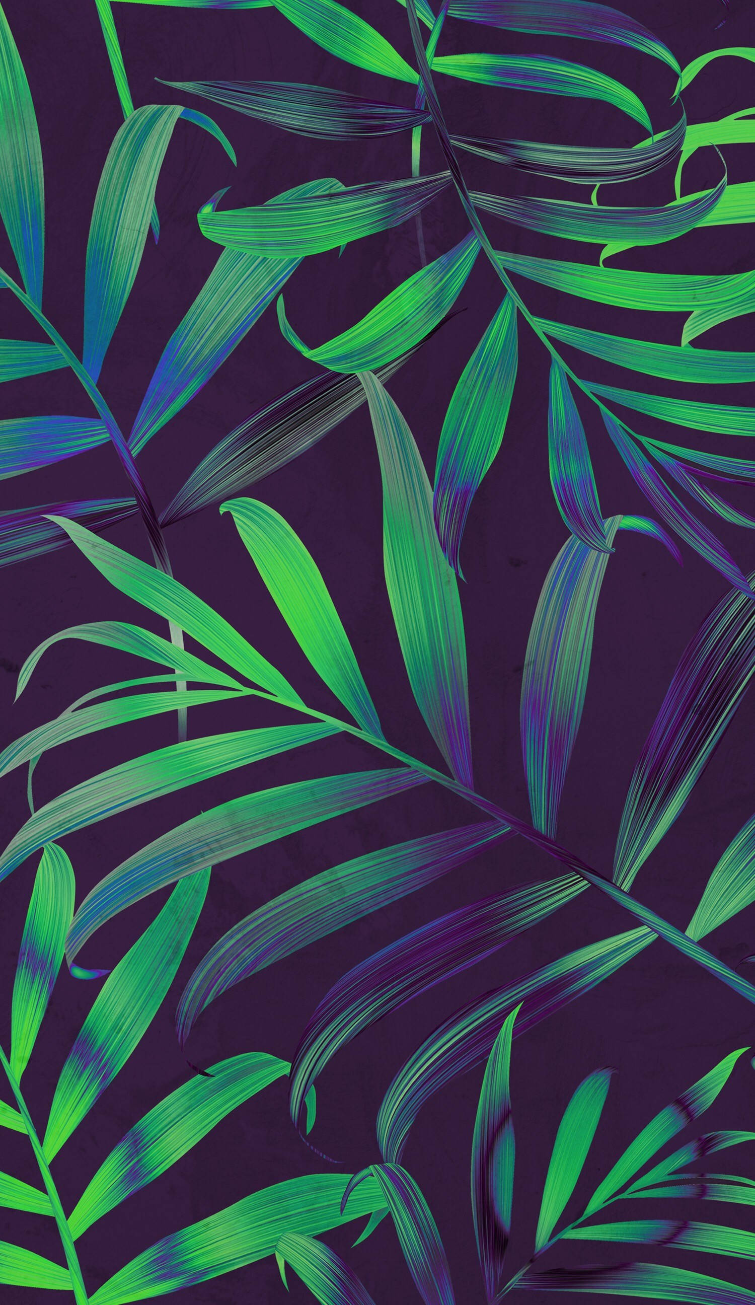 neon green, blue gradients, deep purple background, 2K Phone Wallpaper