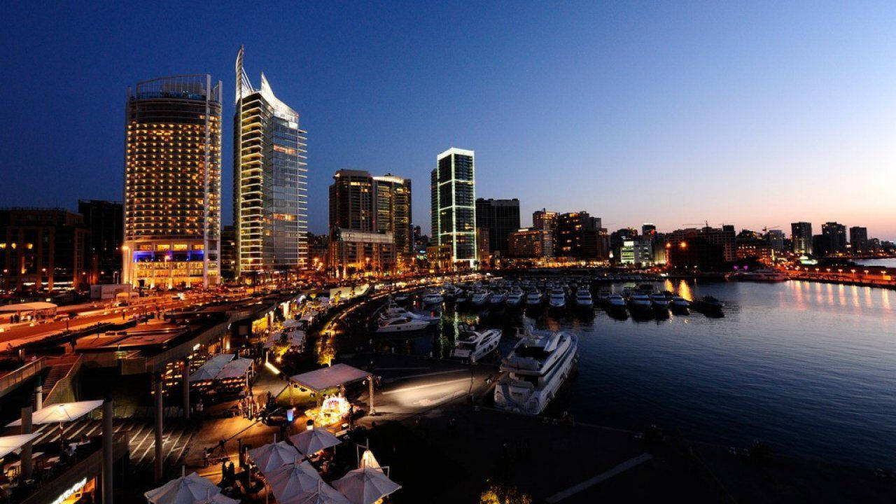Lebanon, sea side, dusk, HD Desktop Wallpaper