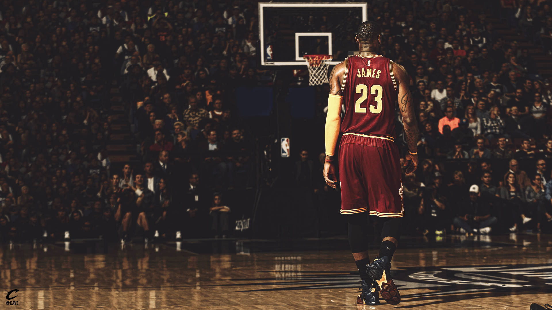 Lebron James, basketball jersey, number 23, Full HD Desktop Wallpaper