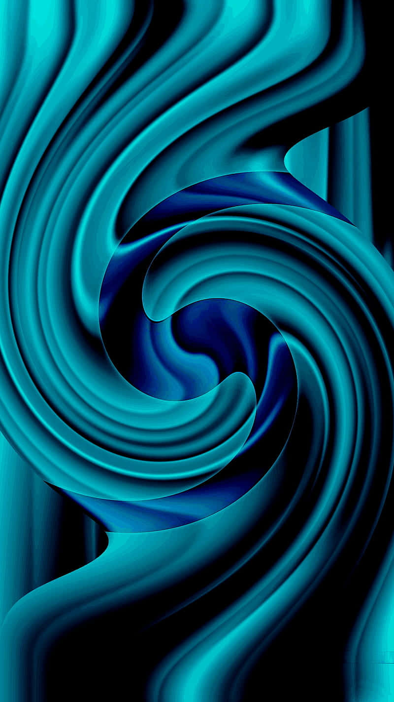 Amoled S, teal, deep blue, HD Phone Wallpaper