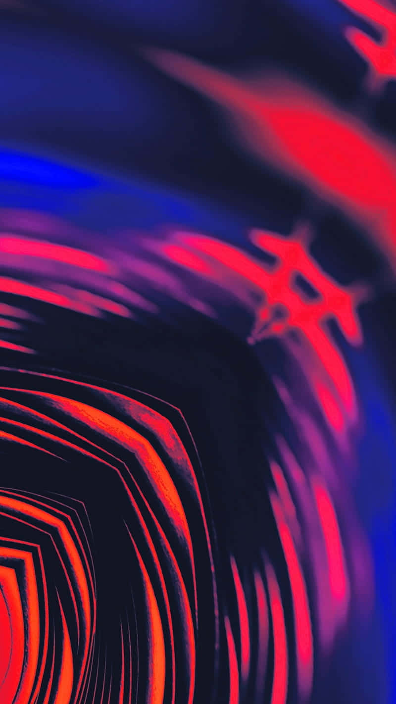 Amoled S 3D Swirl, vibrant red, blue neon streaks, HD Phone Wallpaper