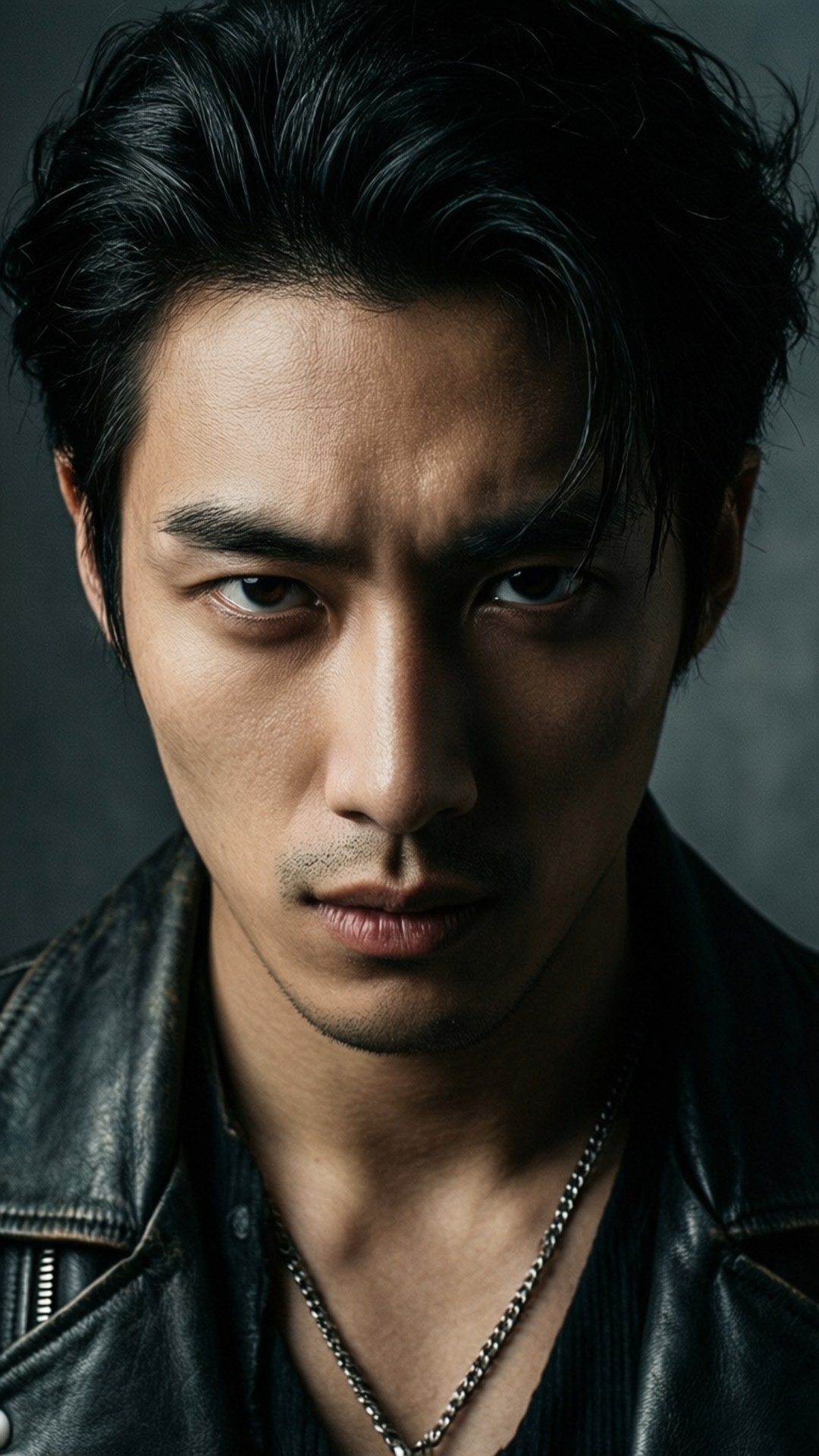 Lee Know, dark charisma, edgy, Full HD Phone Wallpaper