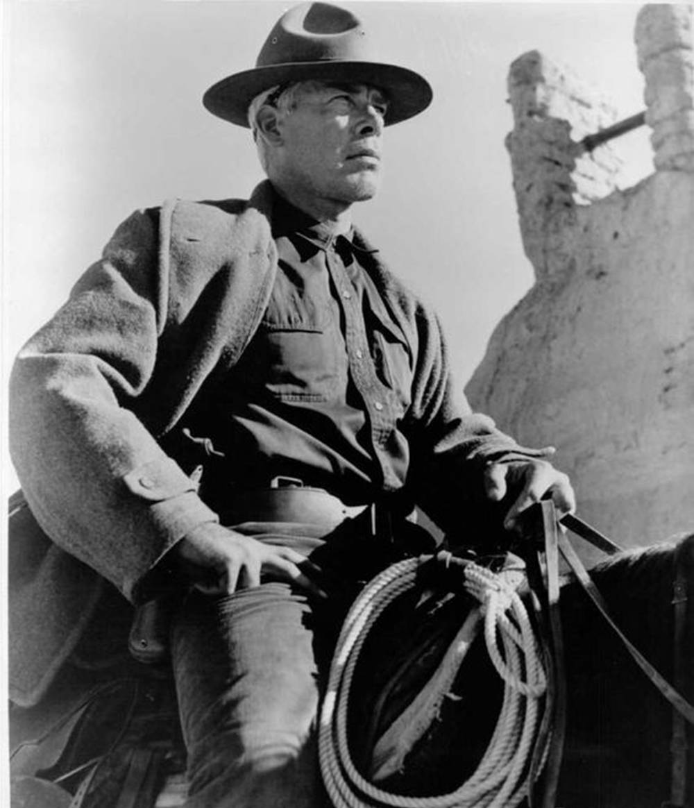 Lee Marvin, wide-brimmed hat, horse, SD Phone Wallpaper