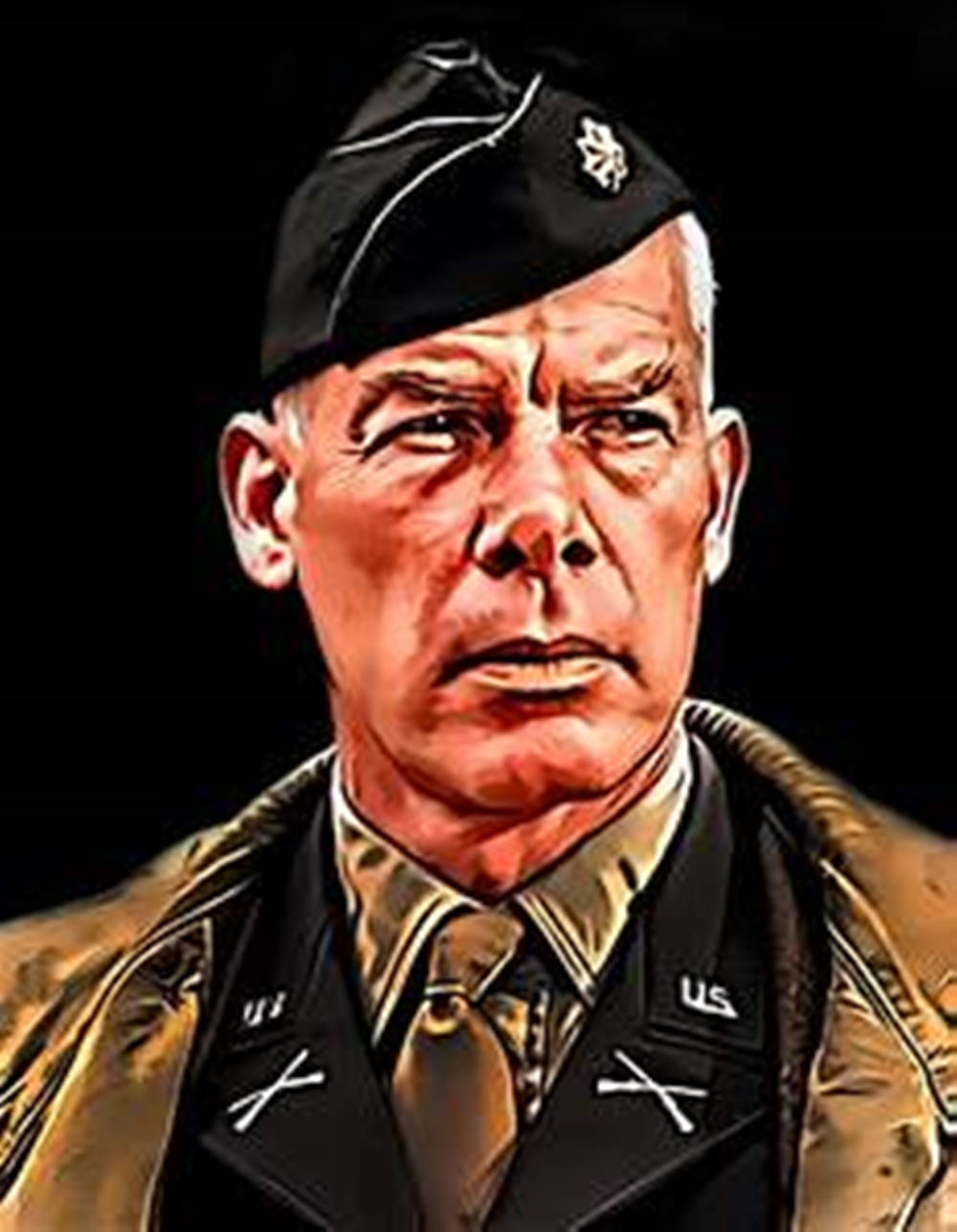 Lee Marvin, military officer, uniform, HD Phone Wallpaper