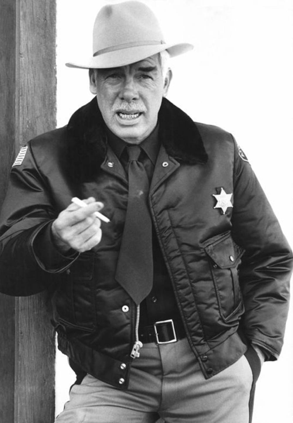 Lee Marvin, black jacket, hat, HD Phone Wallpaper