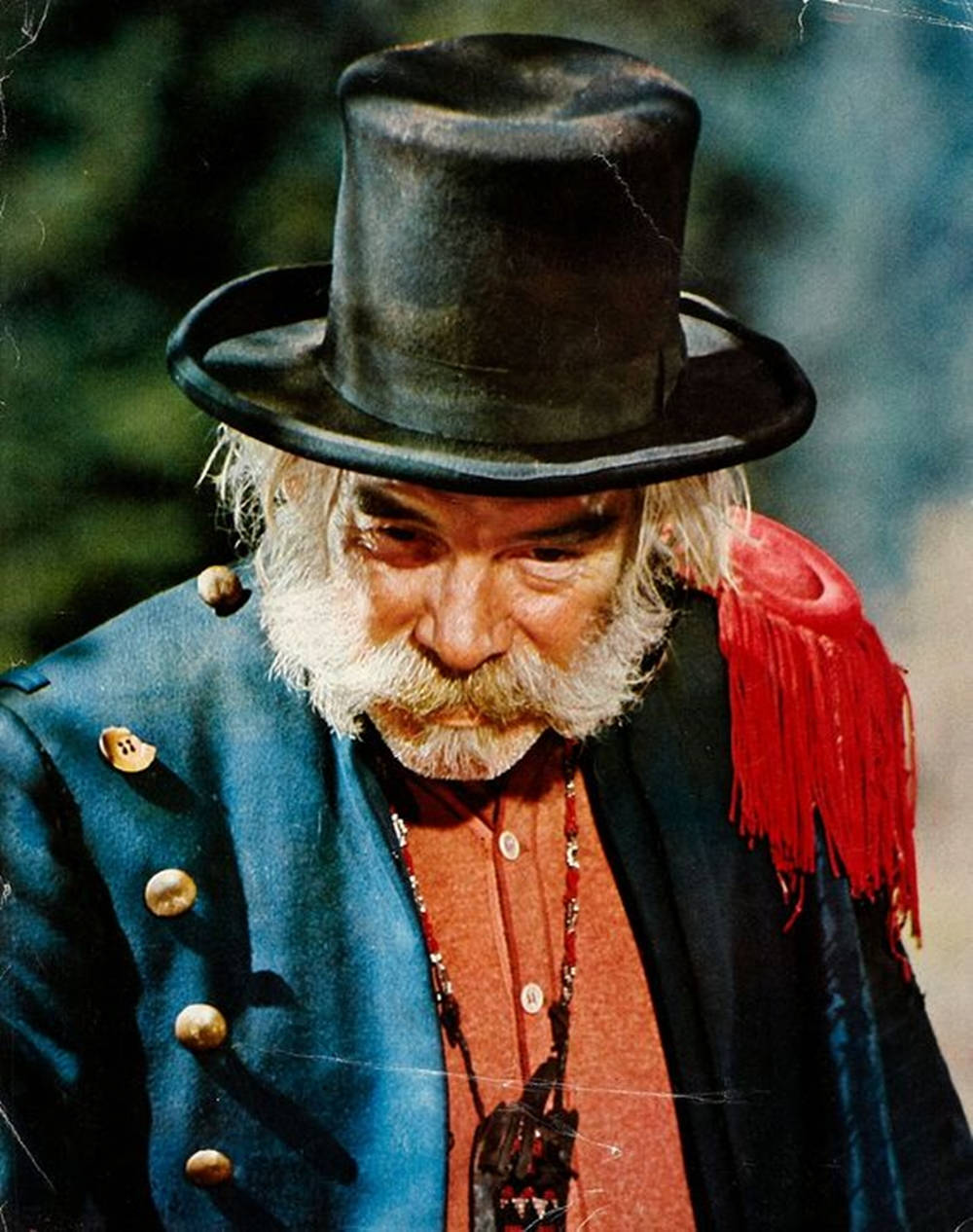 Lee Marvin, black top hat, blue coat, SD Phone Wallpaper