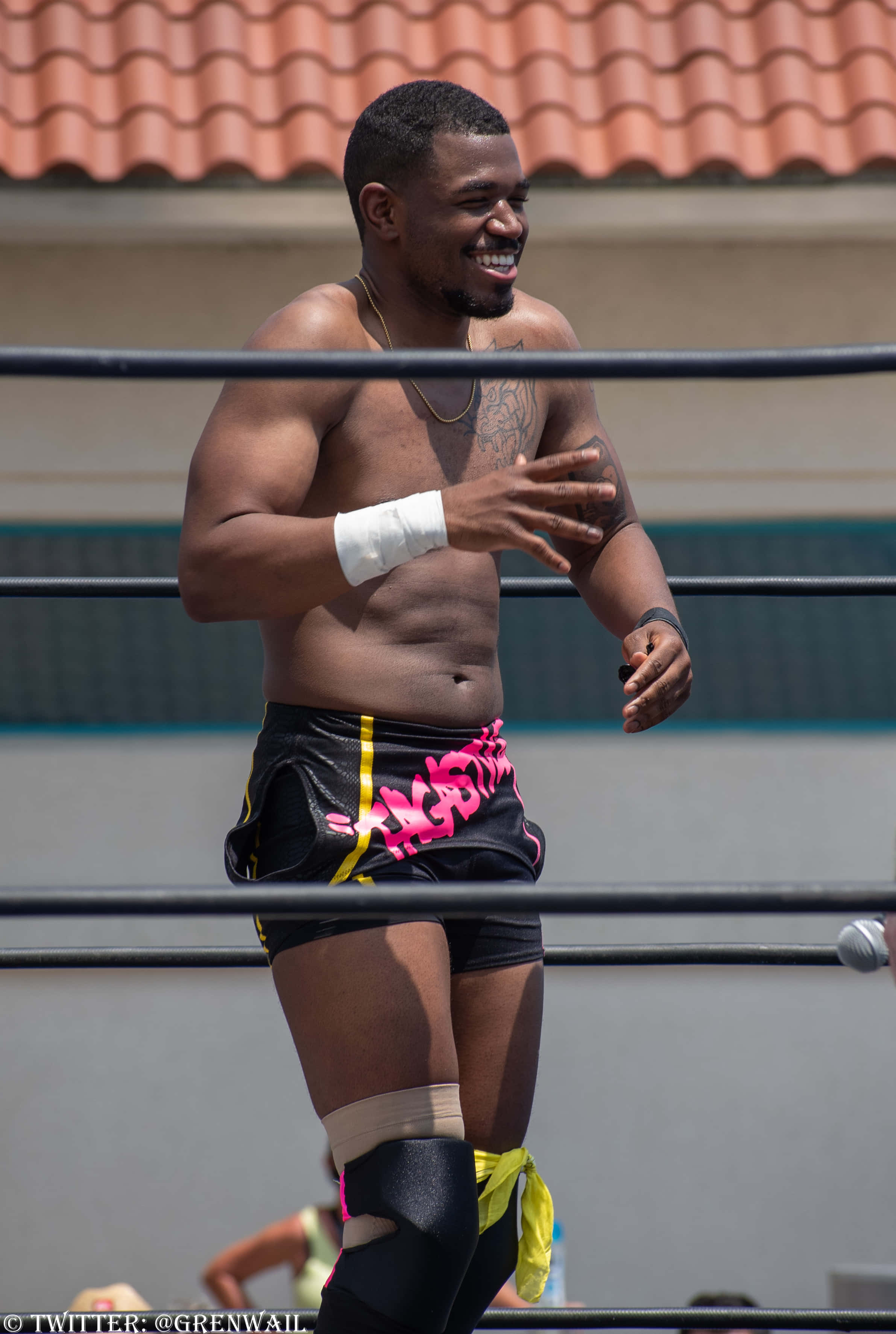 Lee Moriarty, American Professional Wrestler, outdoor ring, 2K Phone Wallpaper