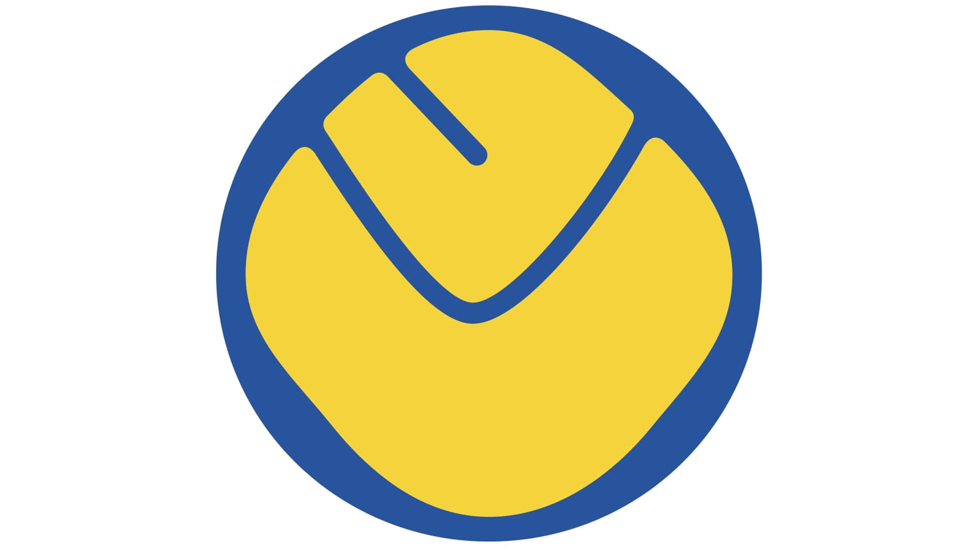 Leeds United, yellow mouse icon, blue outline, Full HD Desktop Wallpaper