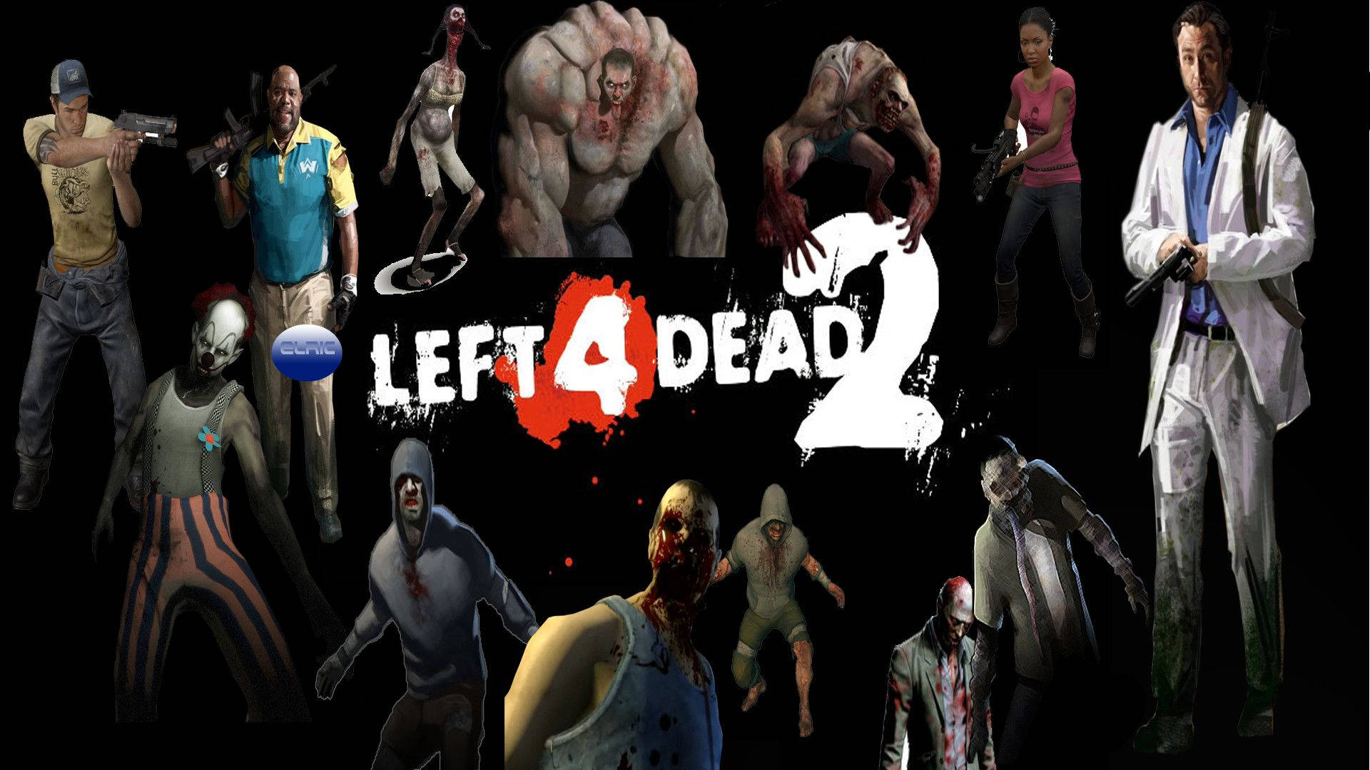 Left 4 Dead 2, Infected, Survivors, Full HD Desktop Wallpaper