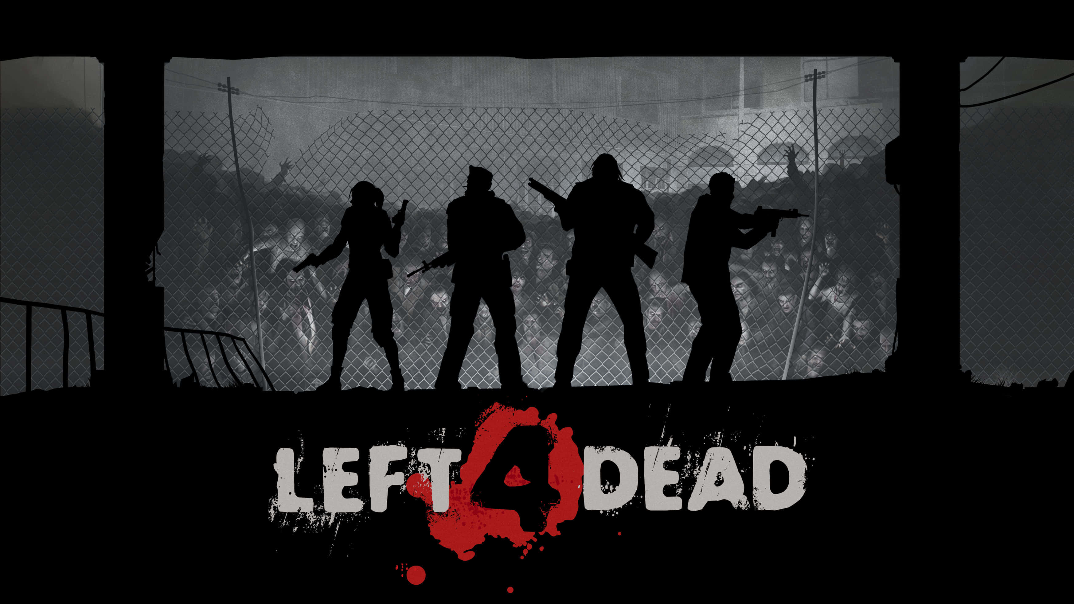 Left 4 Dead, survivors, zombies, 2K Desktop Wallpaper