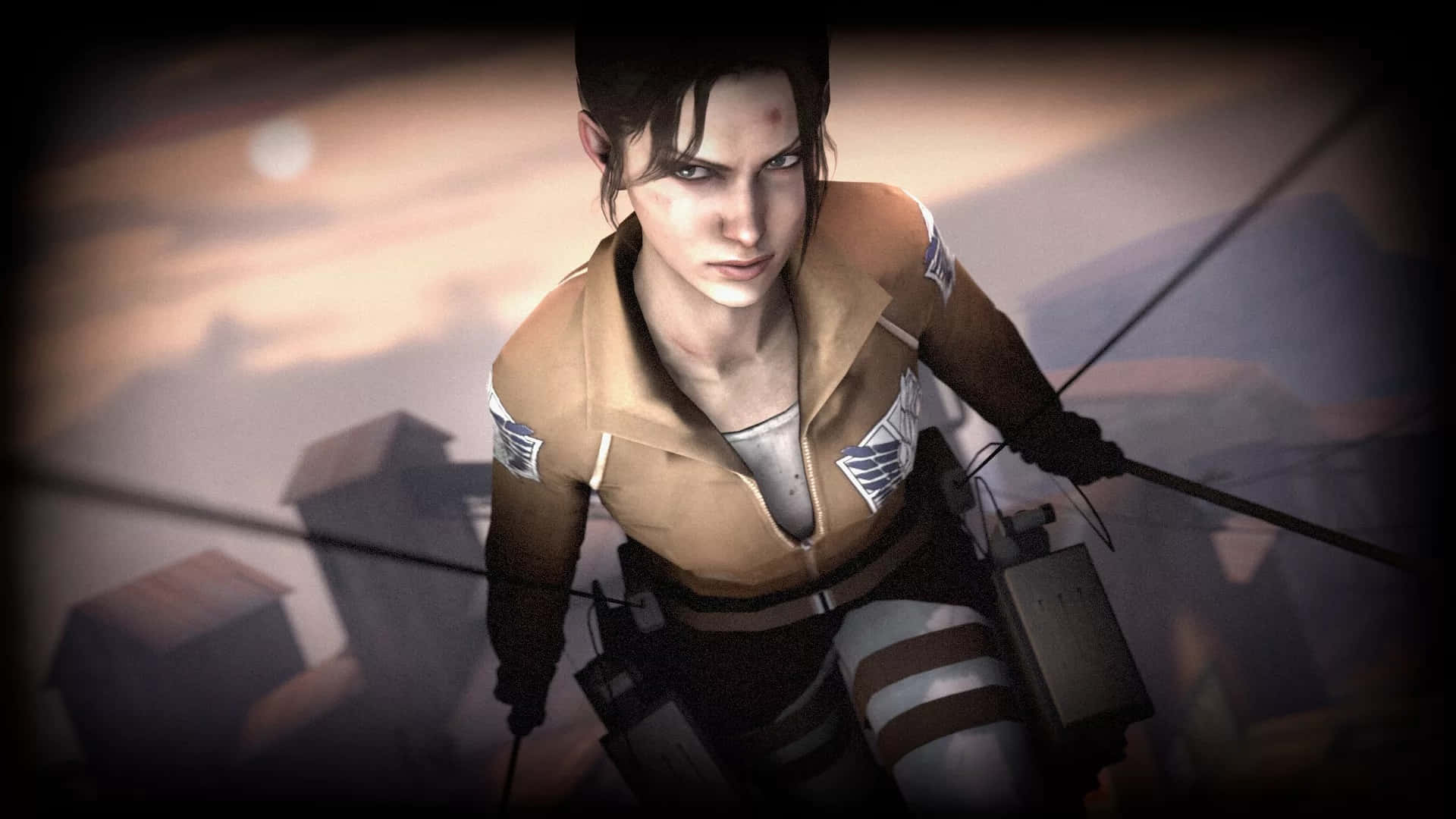 Left 4 Dead, female soldier, tan uniform, Full HD Desktop Wallpaper