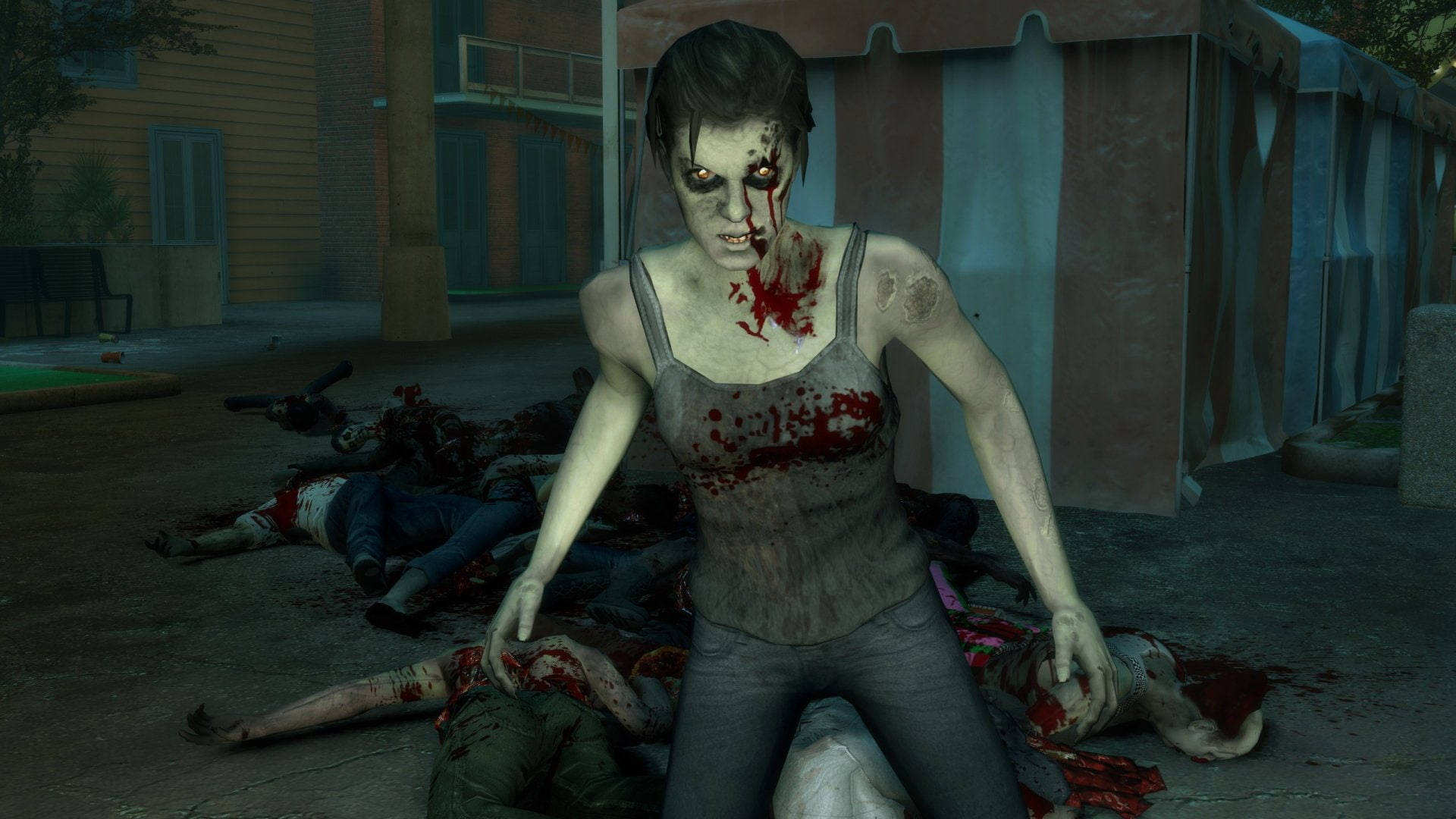 Left 4 Dead, infected zombie girl, zombie woman, Full HD Desktop Wallpaper