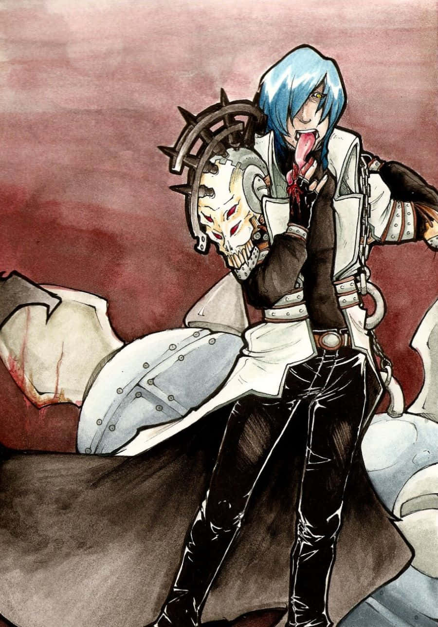 Legato Bluesummers, blue-haired, white and black armor, HD Phone Wallpaper