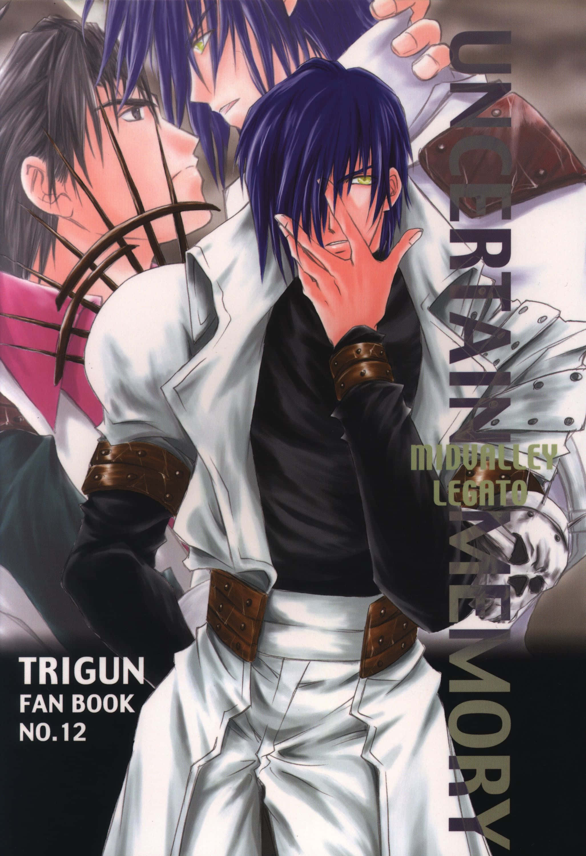 Legato Bluesummers, purple hair, green eyes, 2K Phone Wallpaper