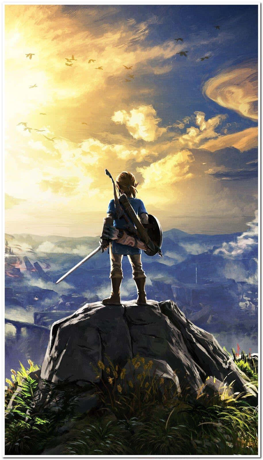 The Legend Of Zelda, iPhone, sky, HD Phone Wallpaper