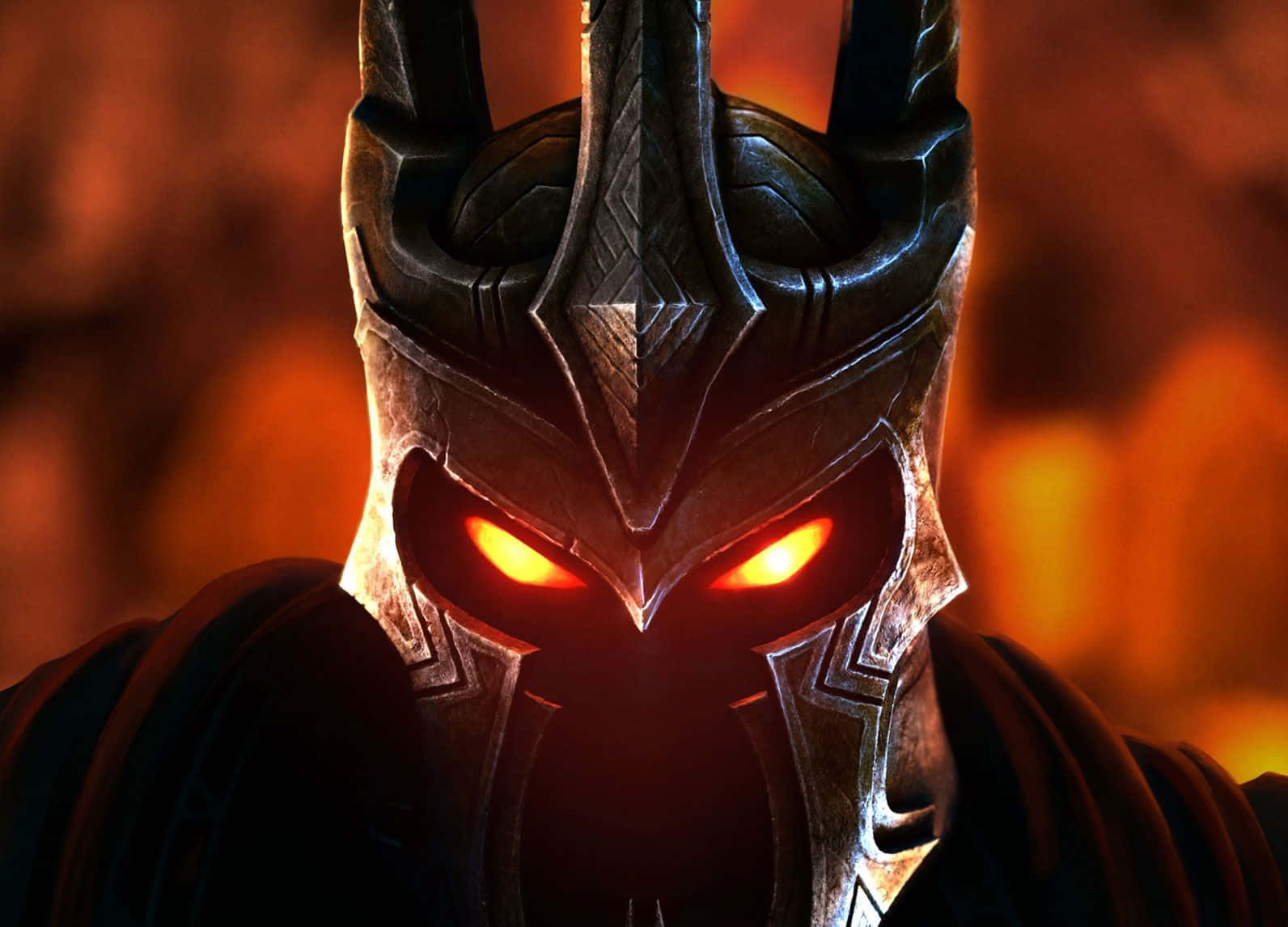 legend, ancient legend, glowing orange eyes, HD Desktop Wallpaper