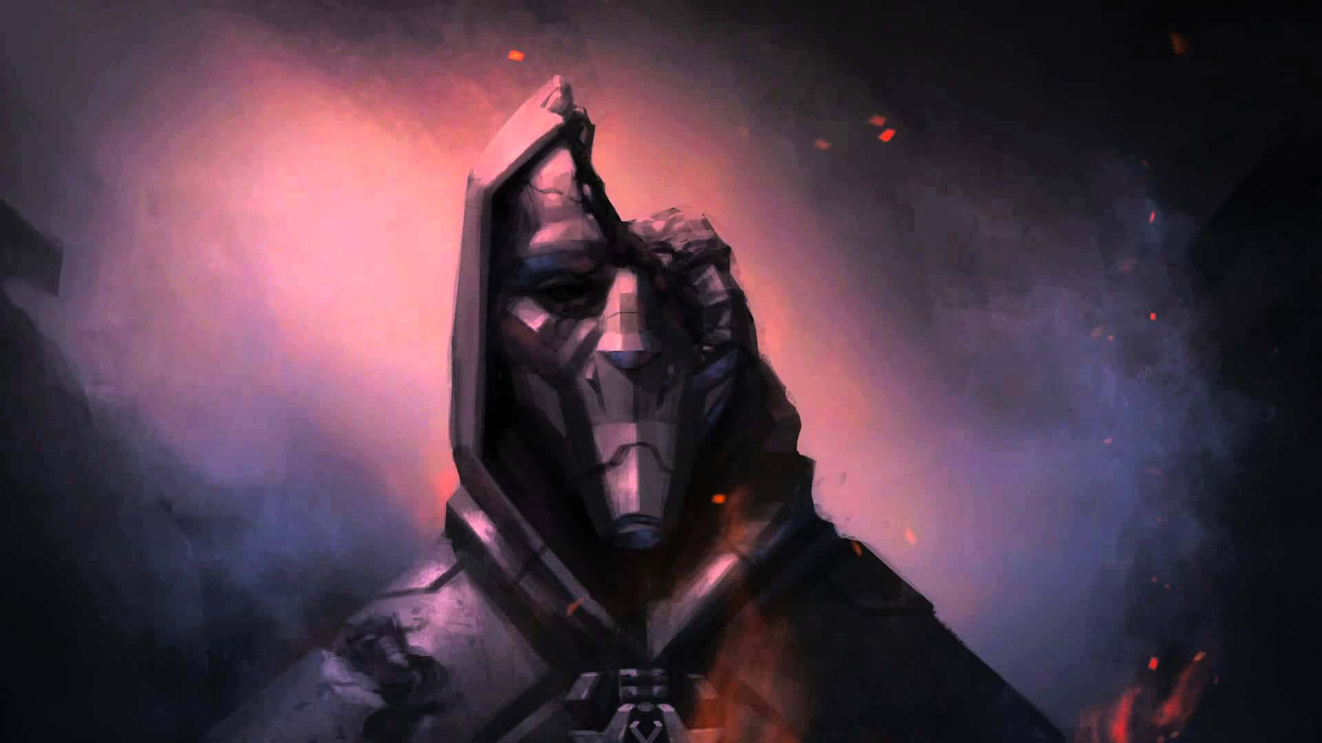 Legend, 1920 x 1080, hooded armored figure, Full HD Desktop Wallpaper