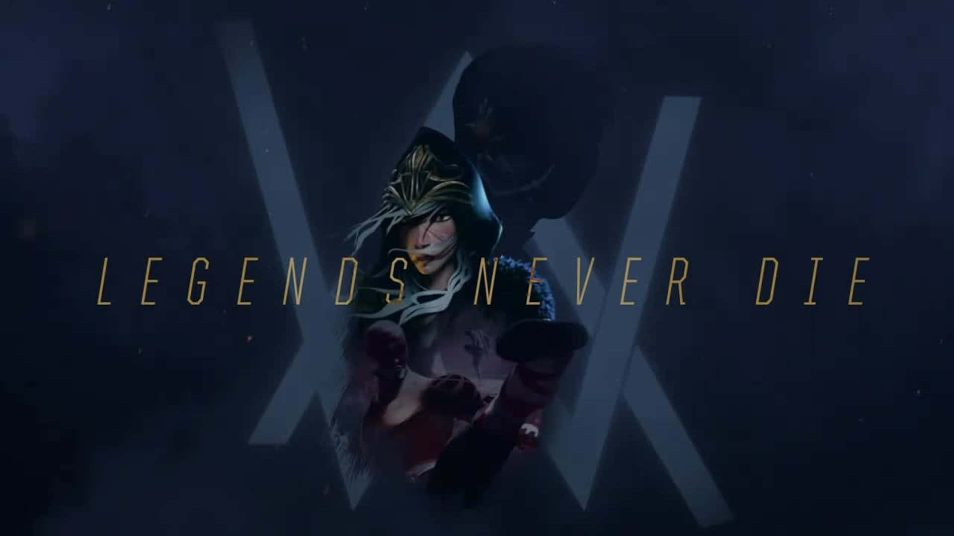 Legends Never Die, glowing eyes, ornate armor, Full HD Desktop Wallpaper