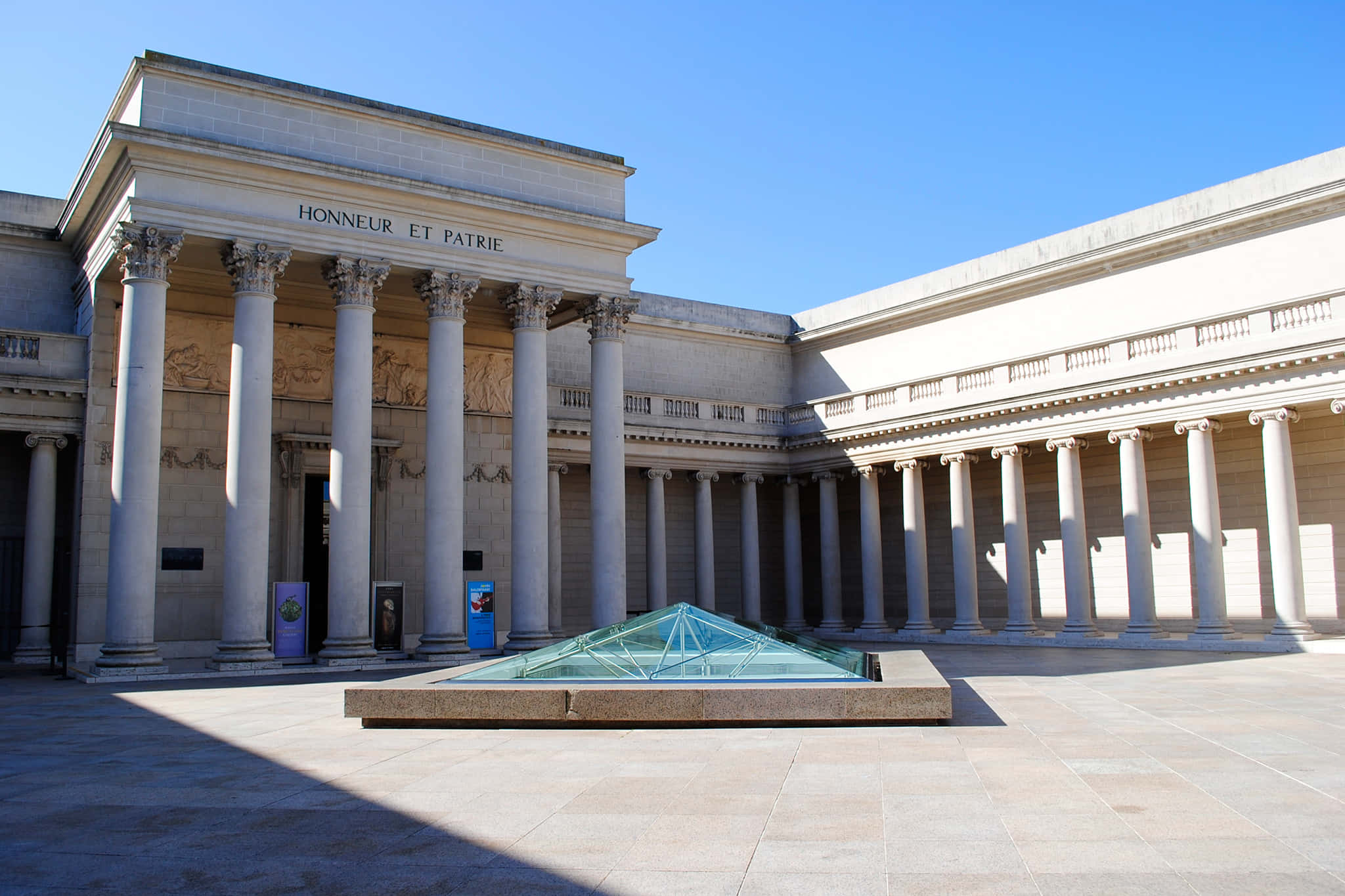 Legion Of Honor, neoclassical building, tall columns, Full HD Desktop Wallpaper