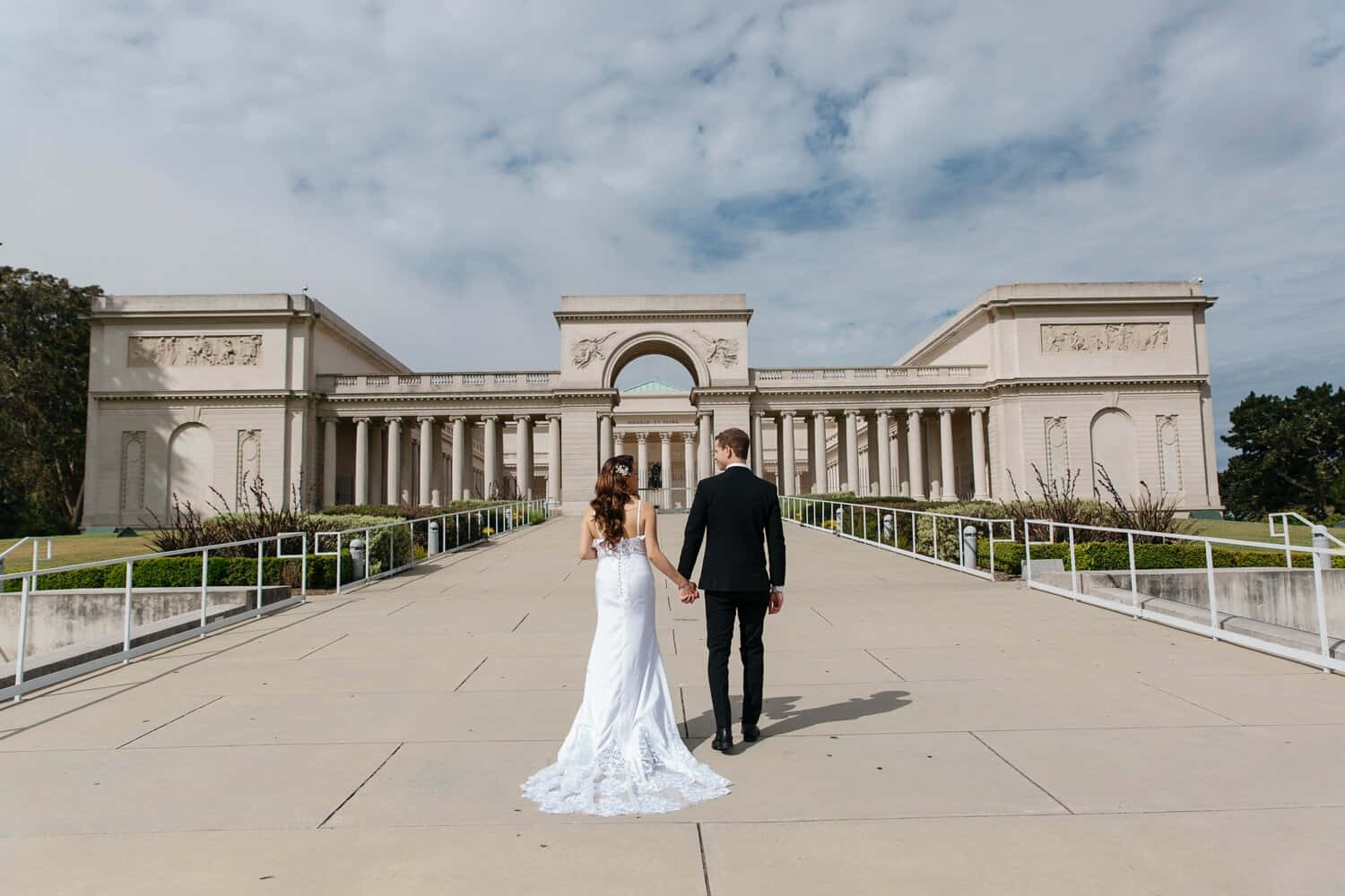 Legion of Honor, bride, groom, HD Desktop Wallpaper
