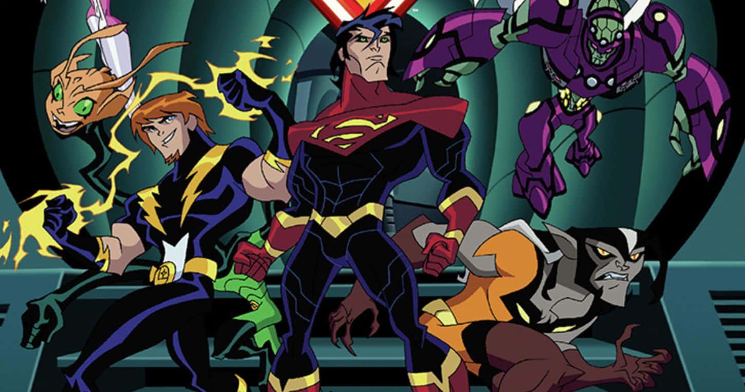 Legion Of Super Heroes, superhero team, dark futuristic lair, HD Desktop Wallpaper