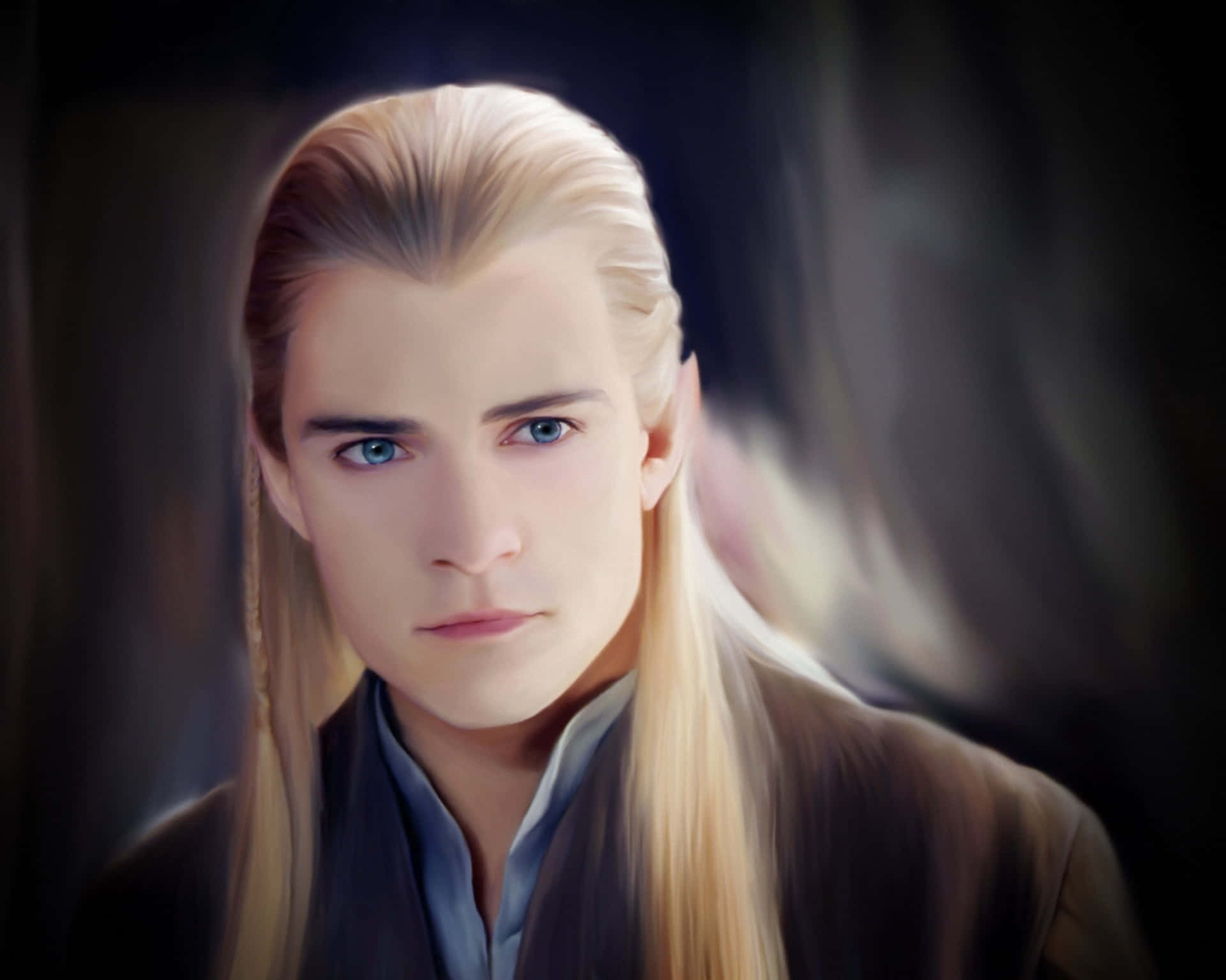 Legolas, elf, long blonde hair, Full HD Desktop Wallpaper