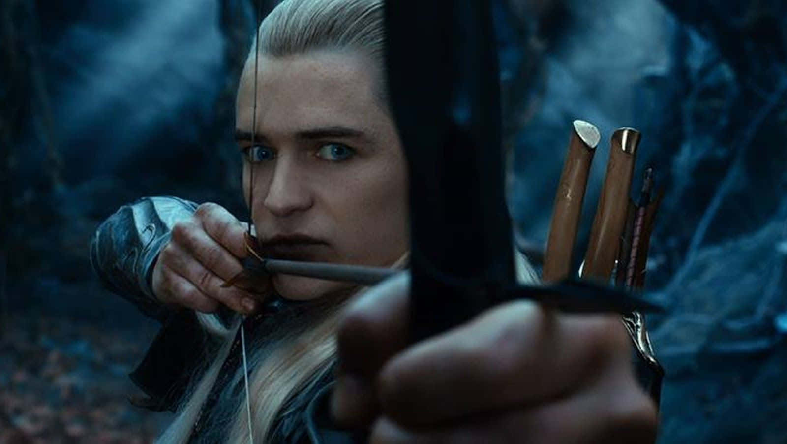Legolas, elf archer, blonde hair, HD Desktop Wallpaper