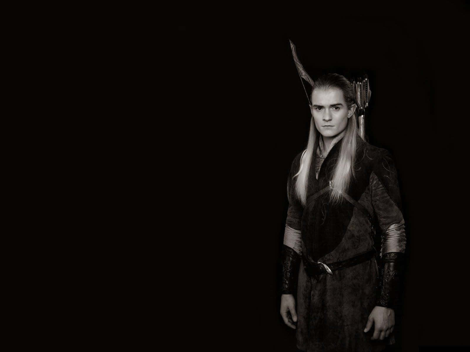 Legolas, silver hair, pointed ears, HD Desktop Wallpaper