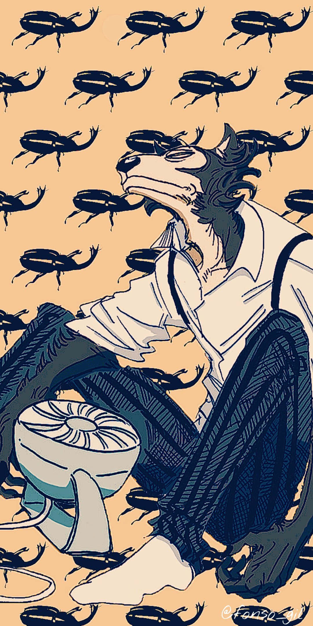 Legosi, anthropomorphic bull, white shirt, Full HD Phone Wallpaper