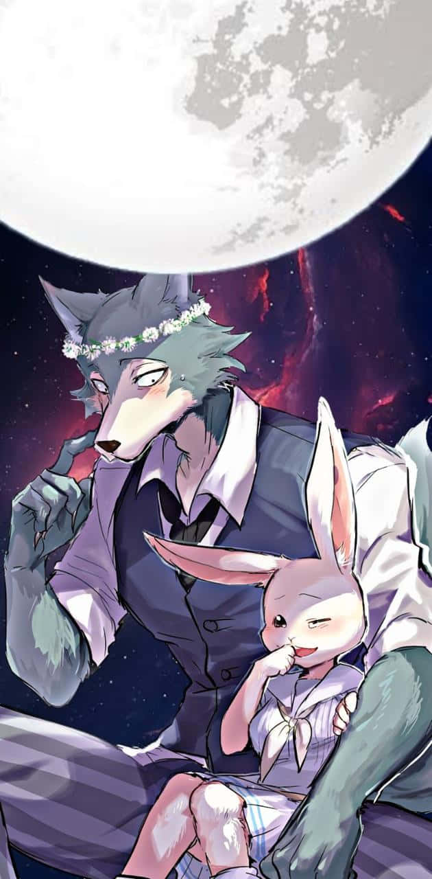 Legosi, wolf, rabbit, HD Phone Wallpaper