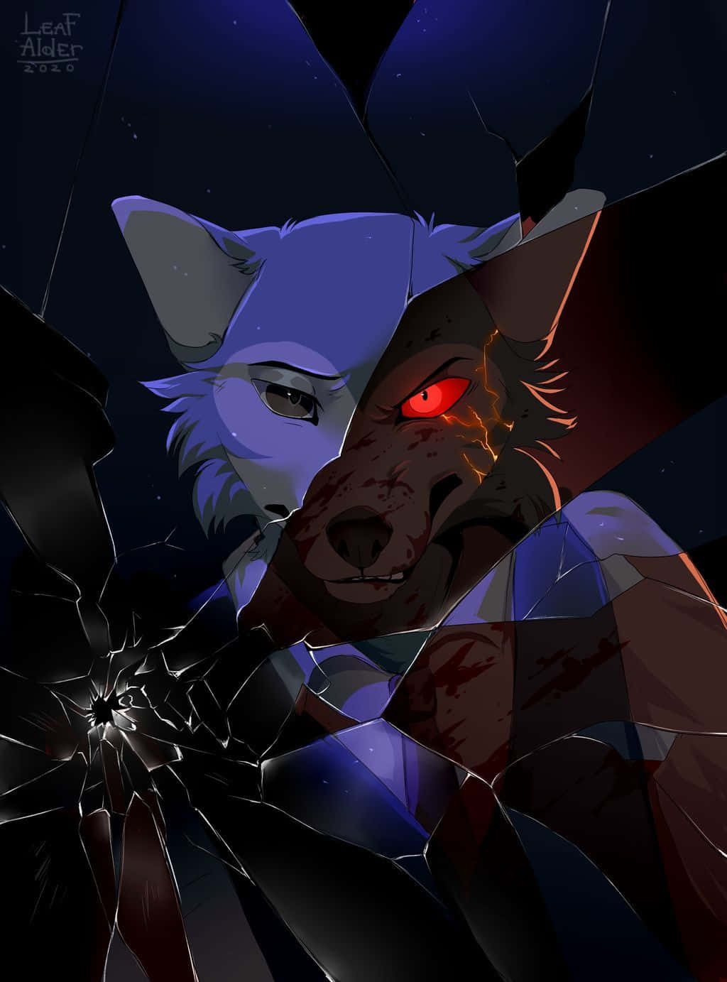 Legosi, one calm eye, one glowing red eye, HD Phone Wallpaper