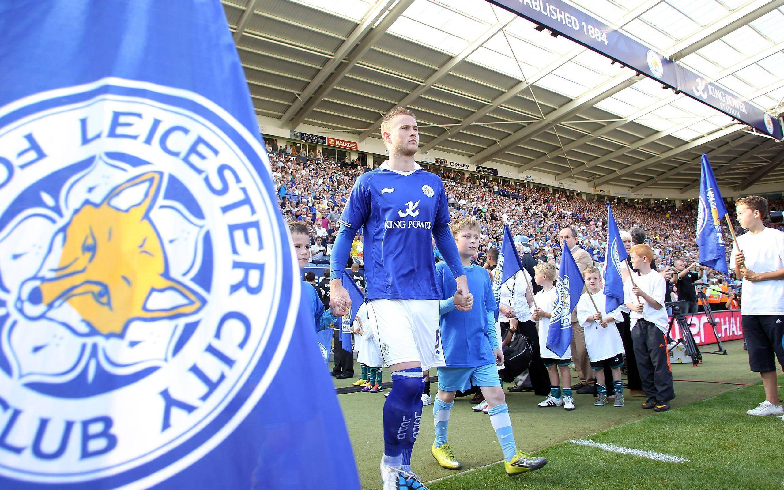Leicester City, footballer, young fans, 2K Desktop Wallpaper