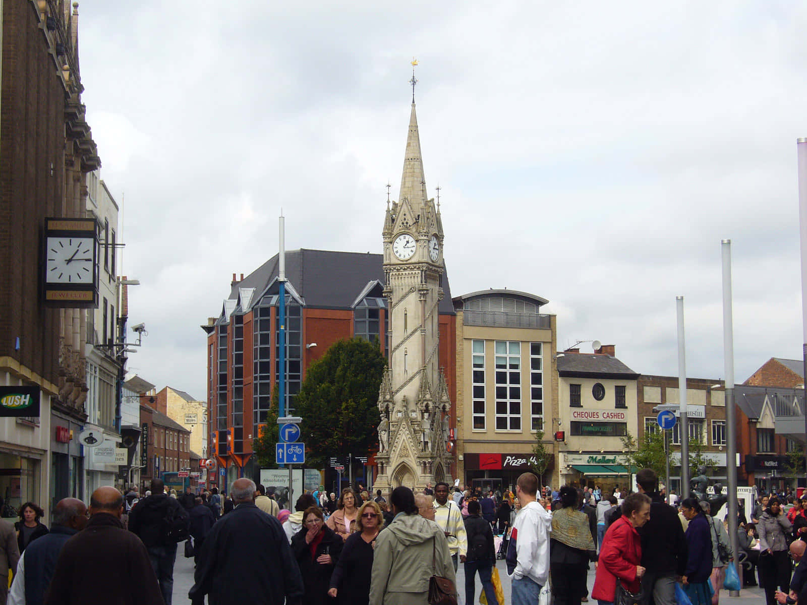 Leicester, United Kingdom, historic clock tower, HD Desktop Wallpaper