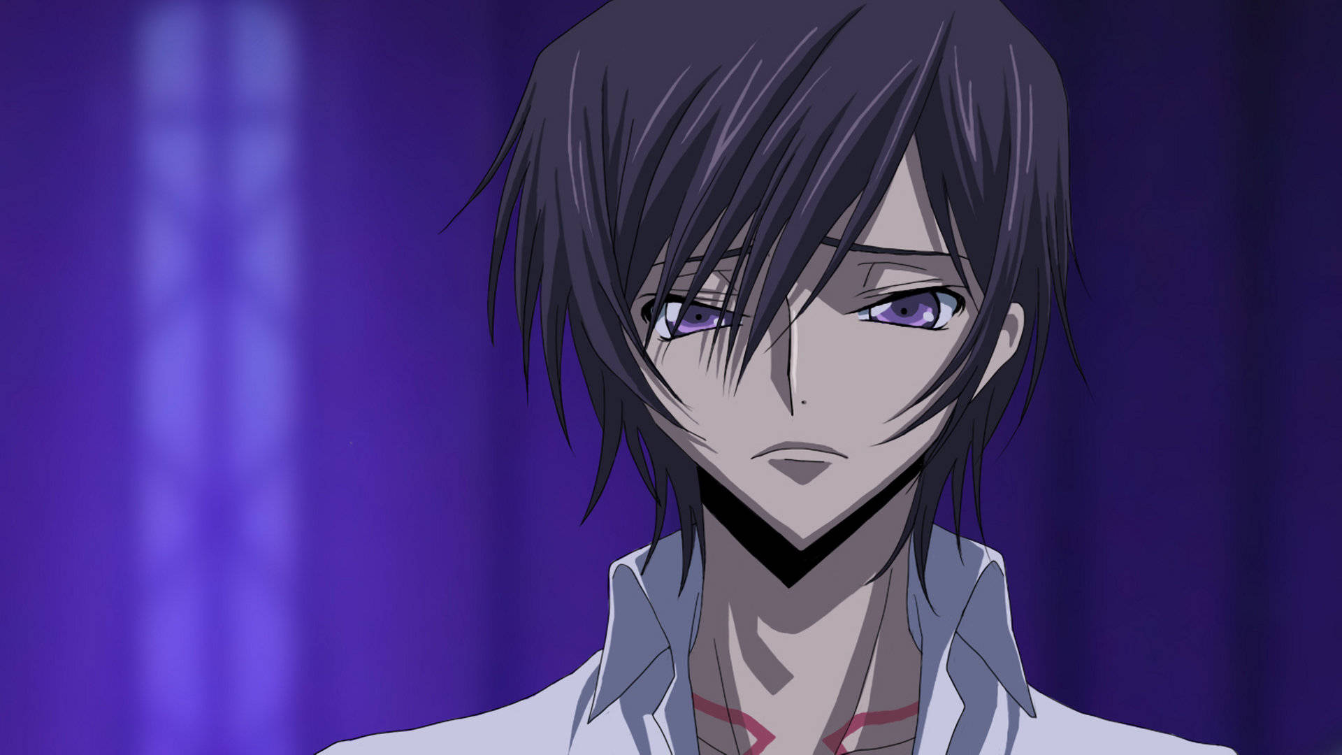 Lelouch lamperouge, dark hair, purple eyes, Full HD Desktop Wallpaper