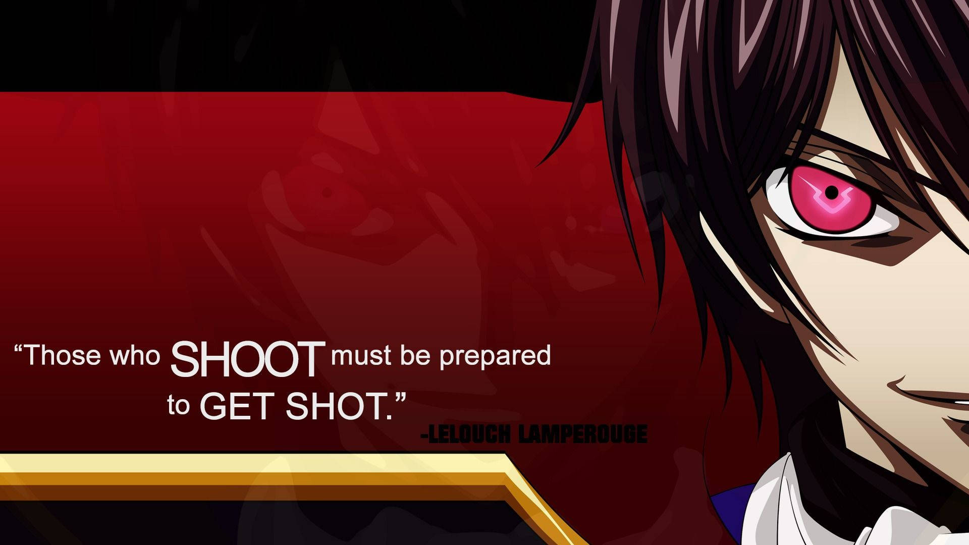 Lelouch Lamperouge, pink eye, dark hair, Full HD Desktop Wallpaper