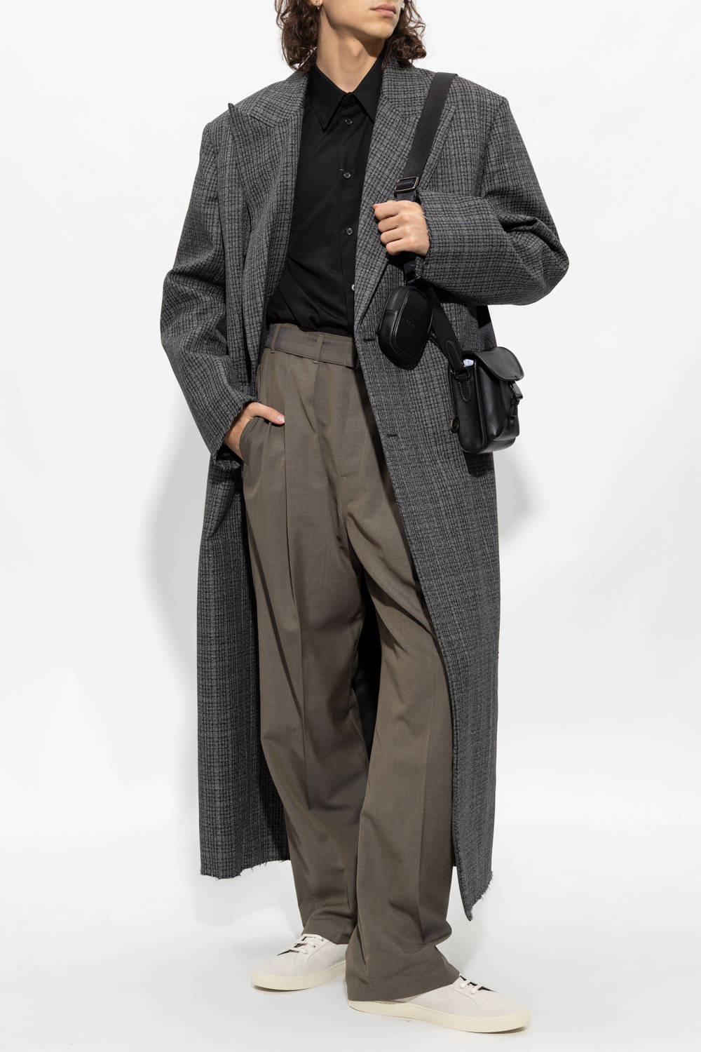 Lemaire, gray lemaire trousers, olive trousers, HD Phone Wallpaper