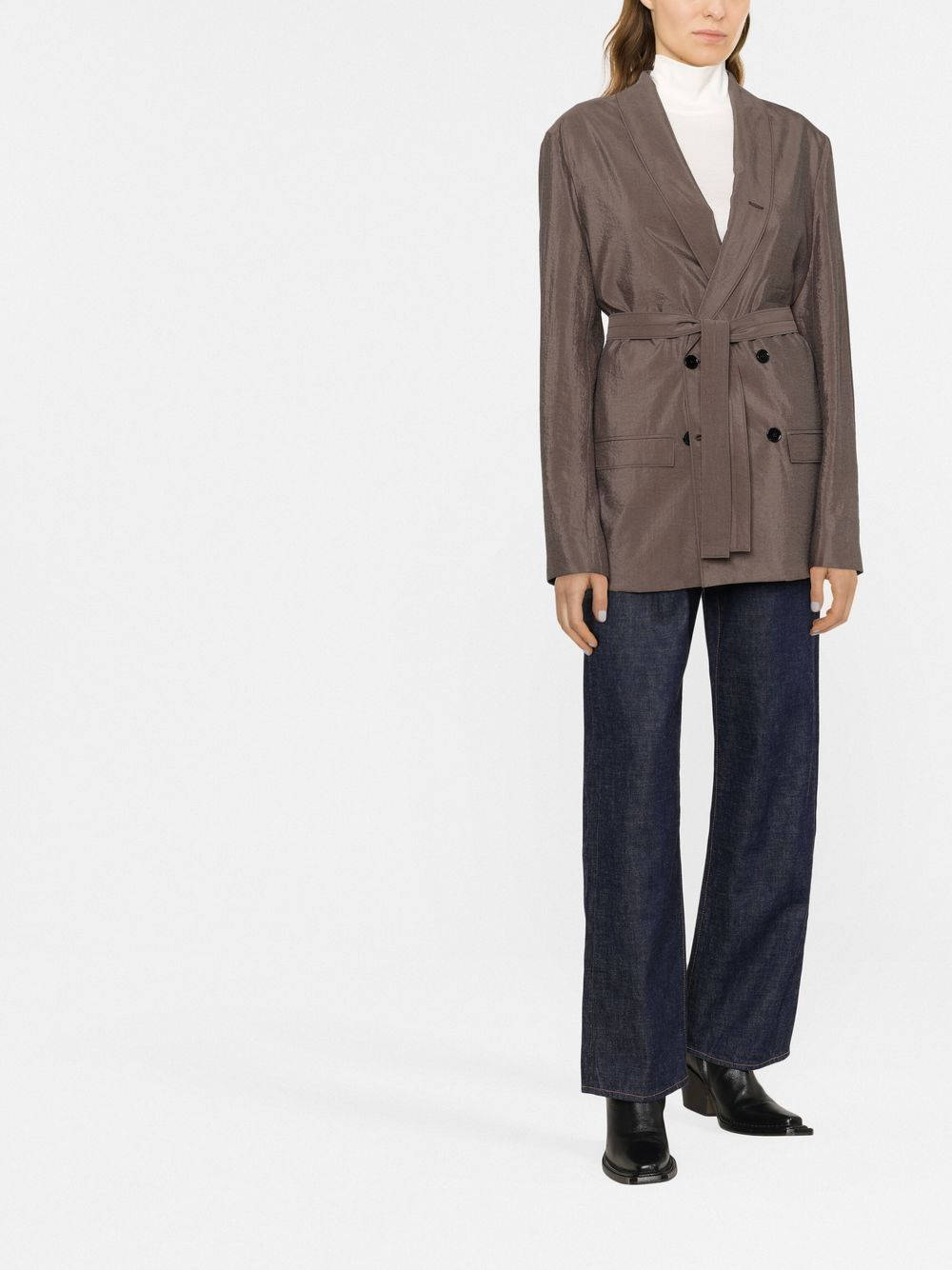 Lemaire, belted jacket, brown blazer, HD Phone Wallpaper