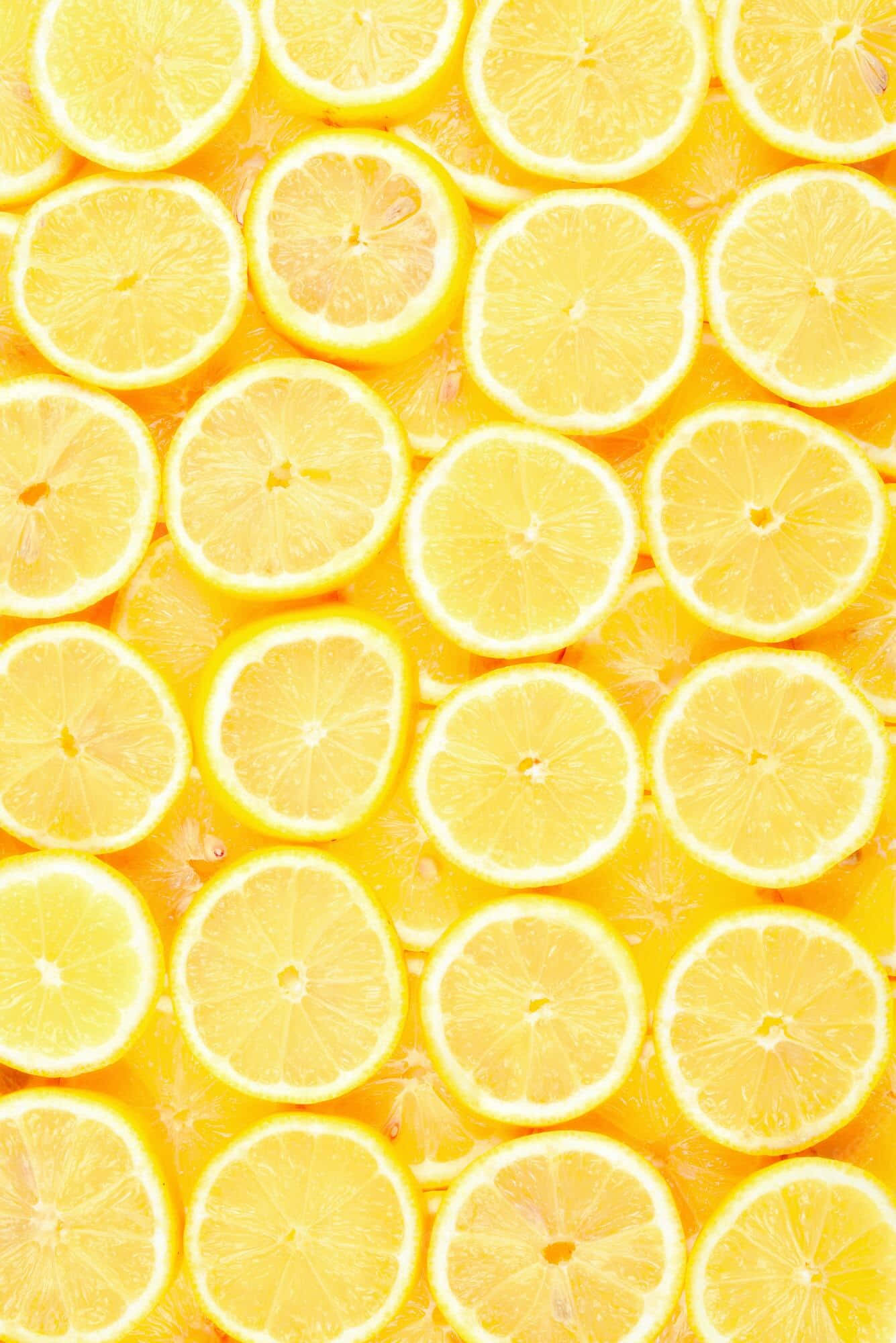 Lemon iPhone, bright yellow, lemon slices, Full HD Phone Wallpaper