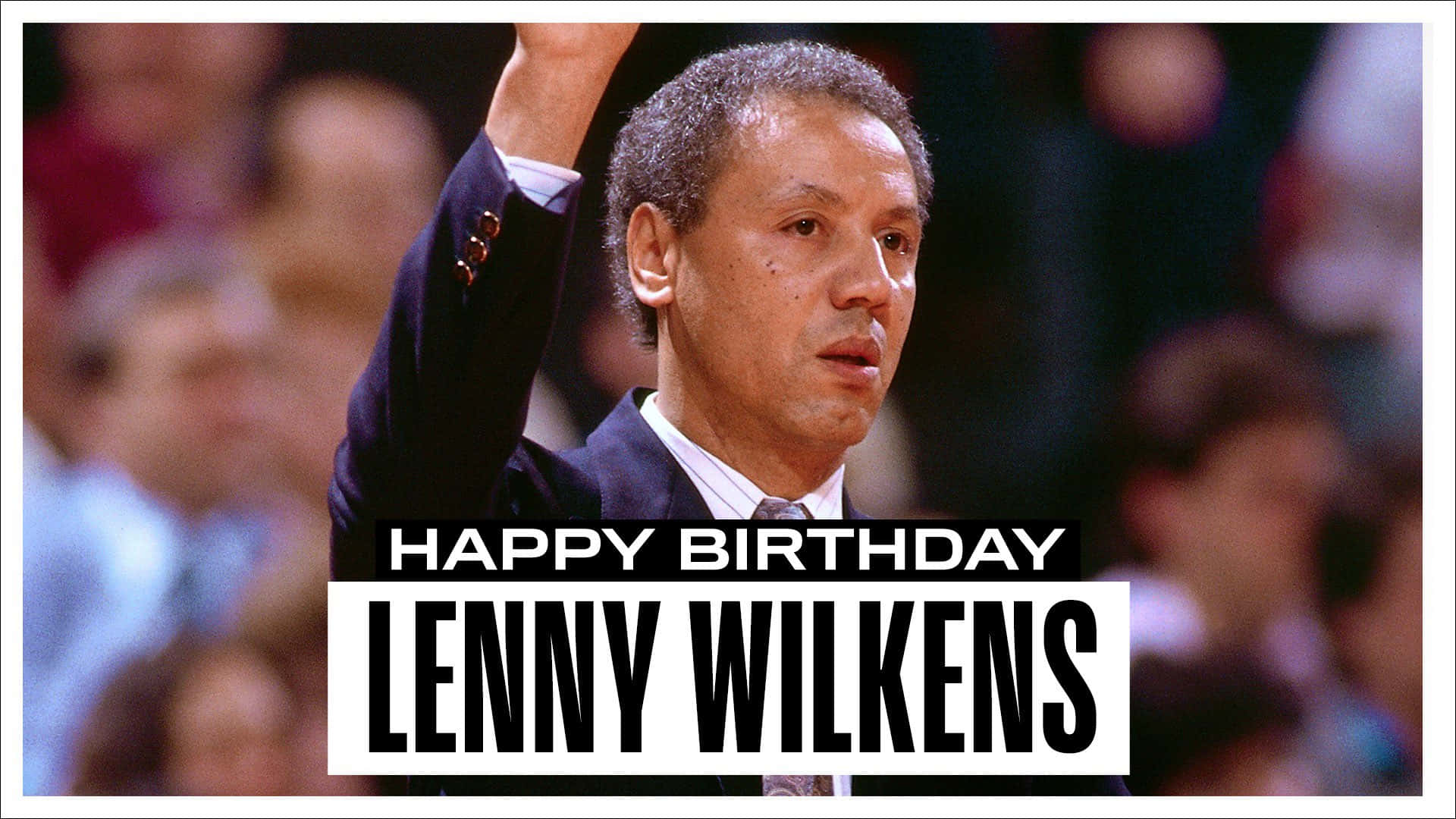 Lenny Wilkens, basketball coach, suit, Full HD Desktop Wallpaper