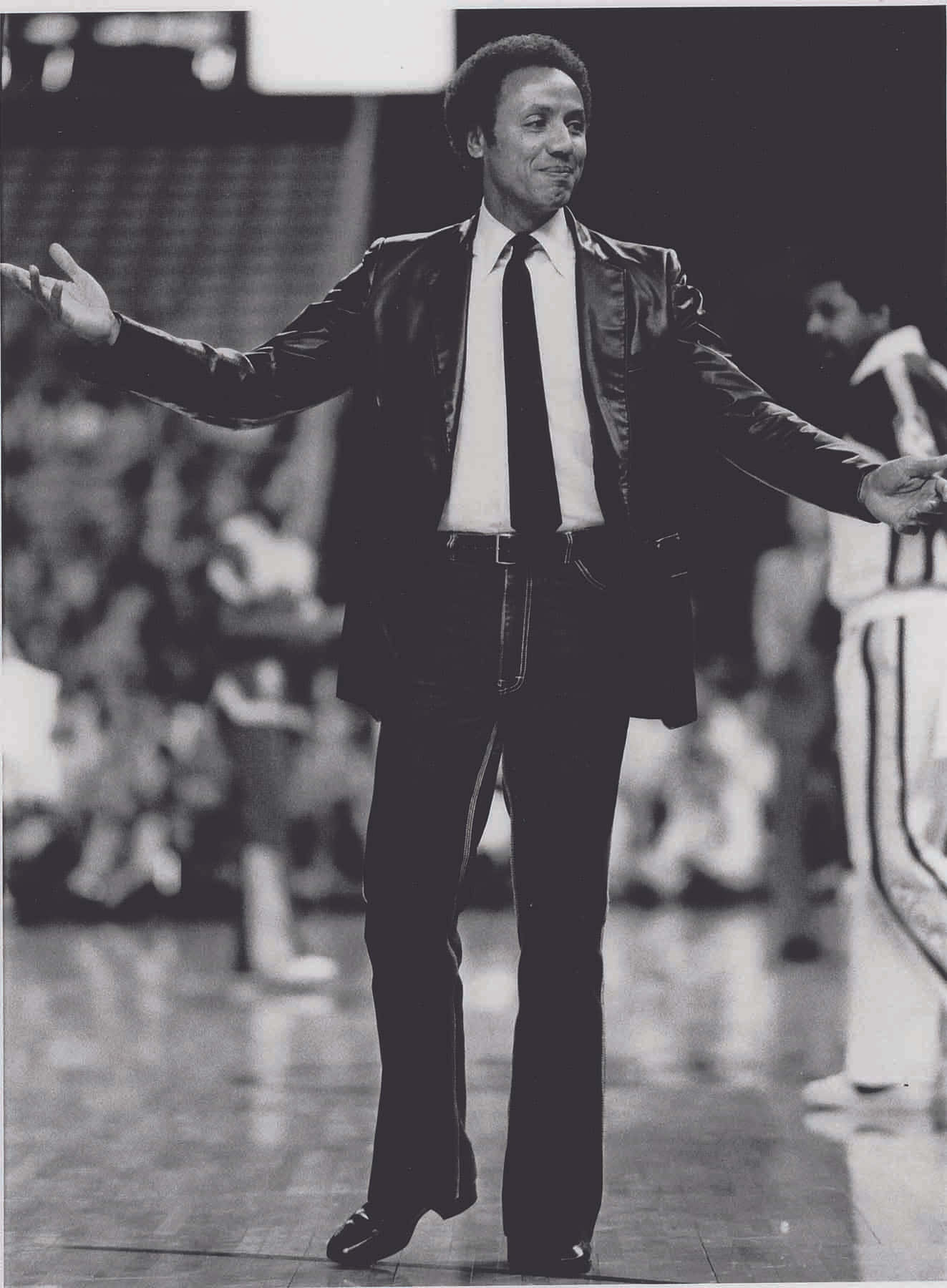 Lenny Wilkens, basketball coach, court, HD Phone Wallpaper