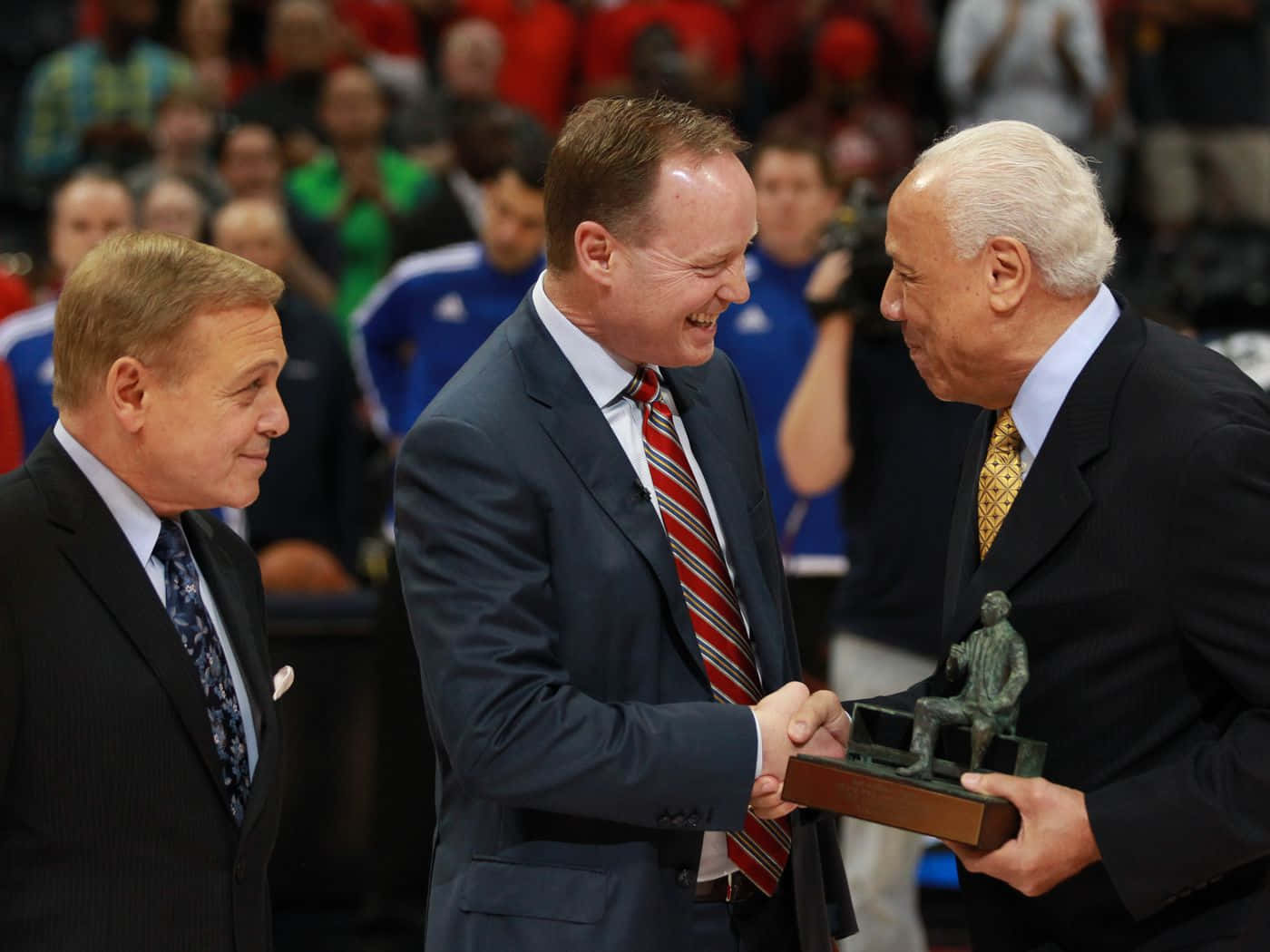Lenny Wilkens, Coach Of The Year, basketball court, HD Desktop Wallpaper