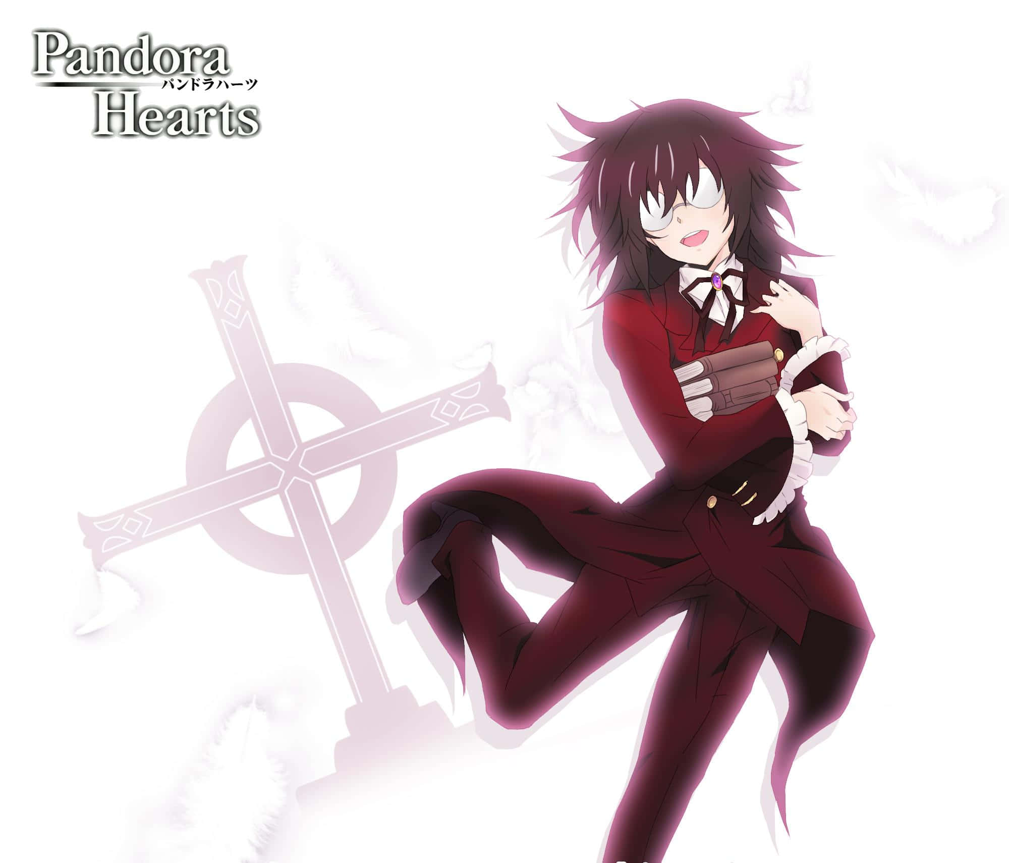 Leo Baskerville, red suit, dark-haired anime character, Full HD Desktop Wallpaper