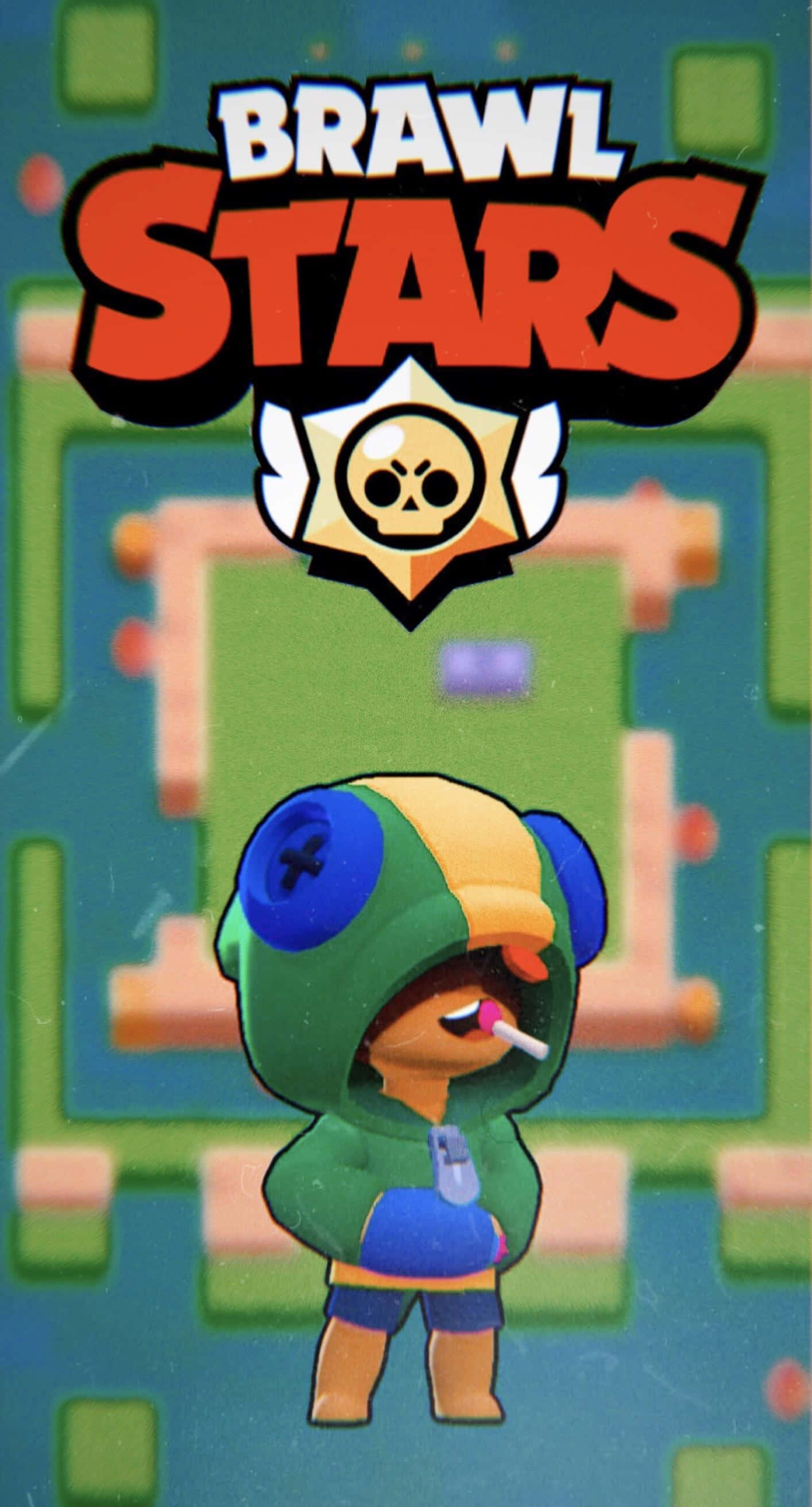 Leon Brawl Stars, green hoodie, blue accents, 2K Phone Wallpaper