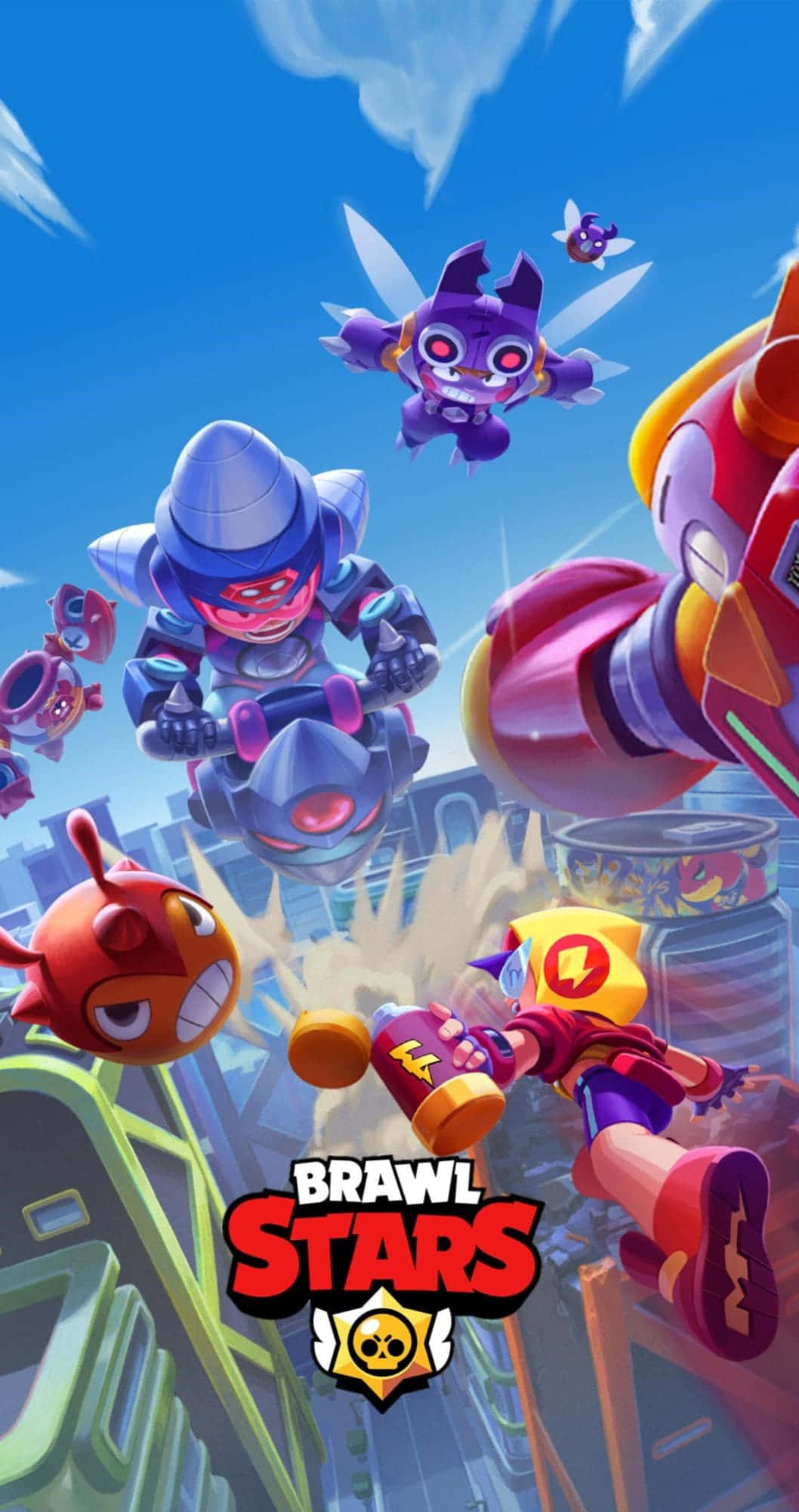 Leon, Brawl Stars, cartoon characters, Full HD Phone Wallpaper